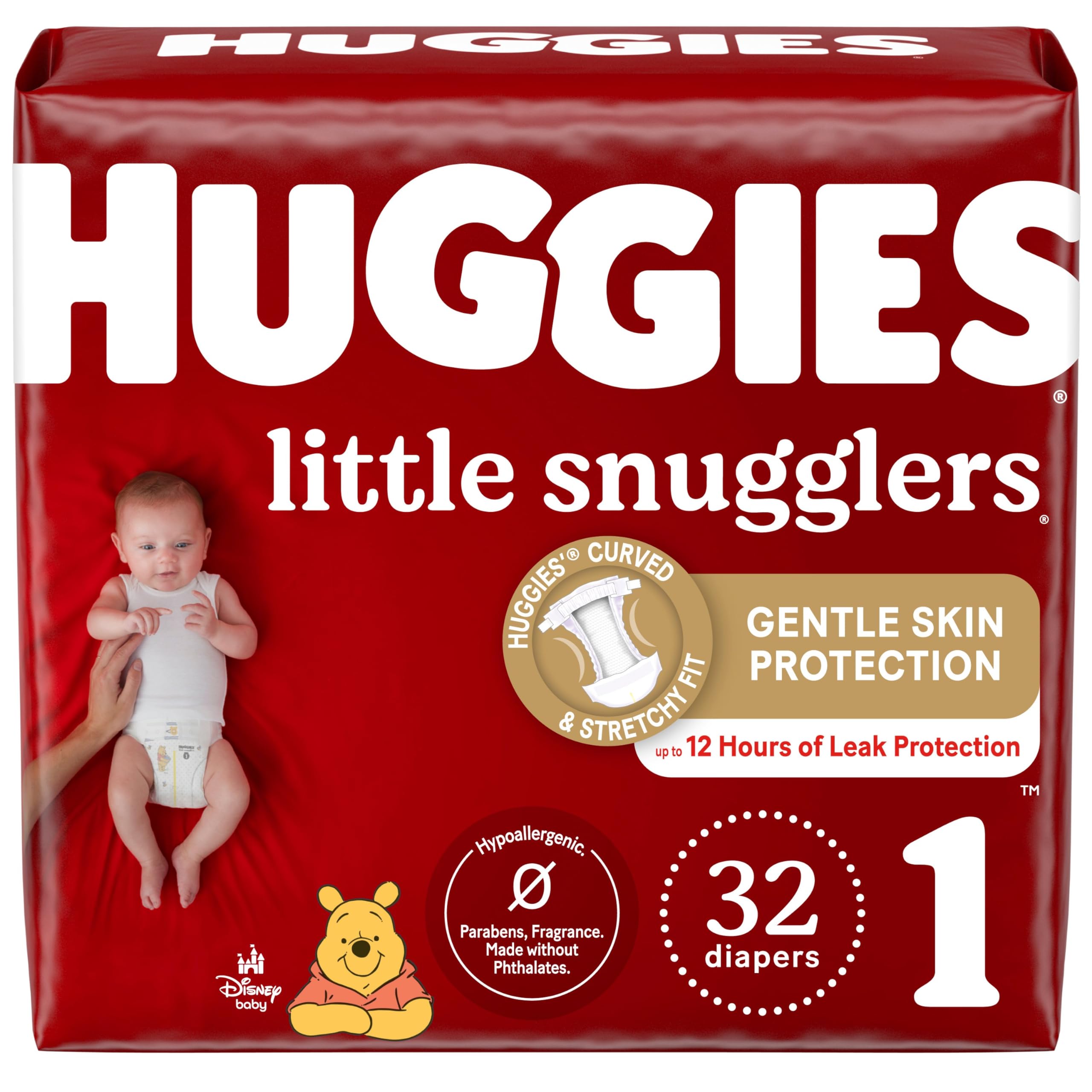 Huggies Little Snugglers Baby Diapers, Size 4, 22 Ct