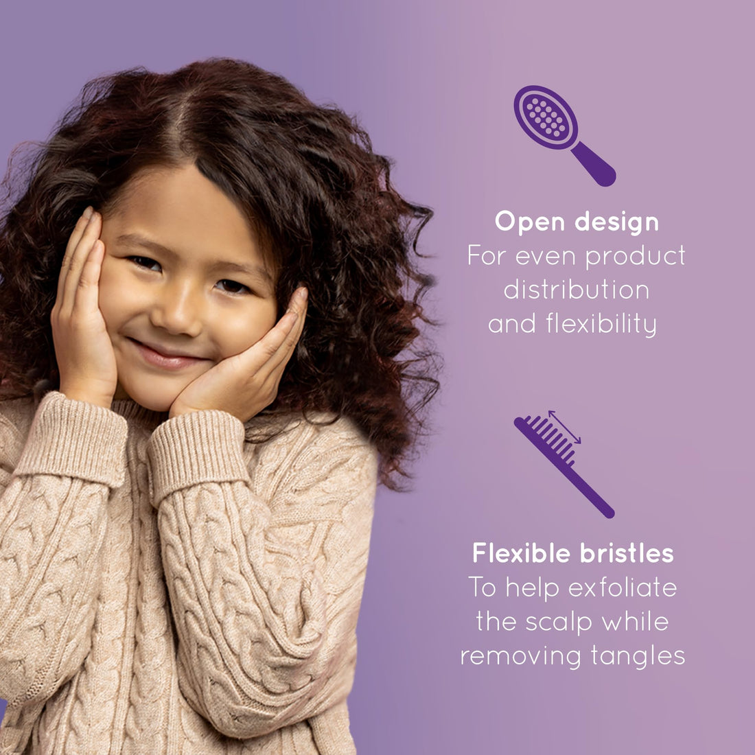 CURLY HAIR SOLUTIONS - Kinder Brush