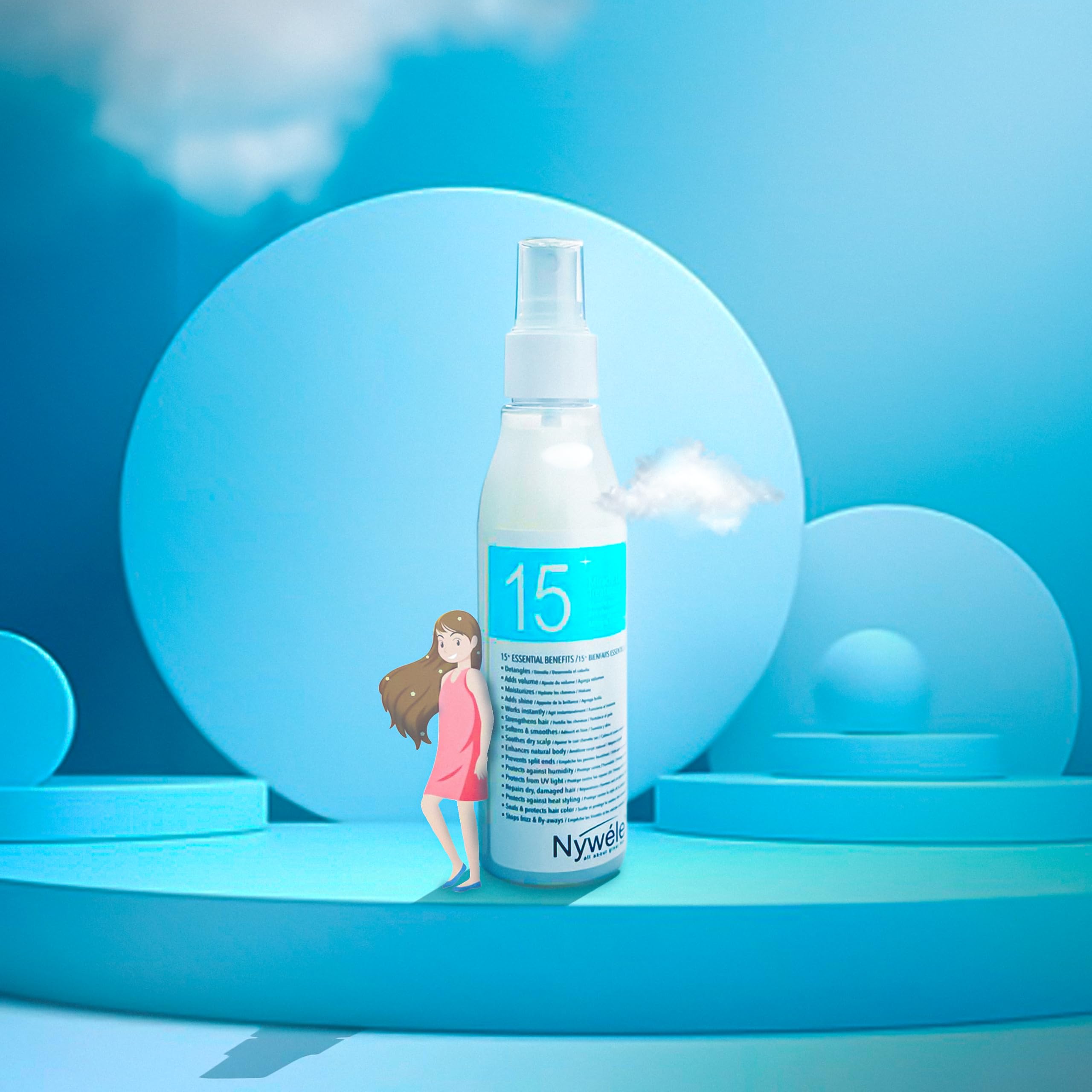 Nywele 15+ Miracle Leave in Hair Treatment 5 oz