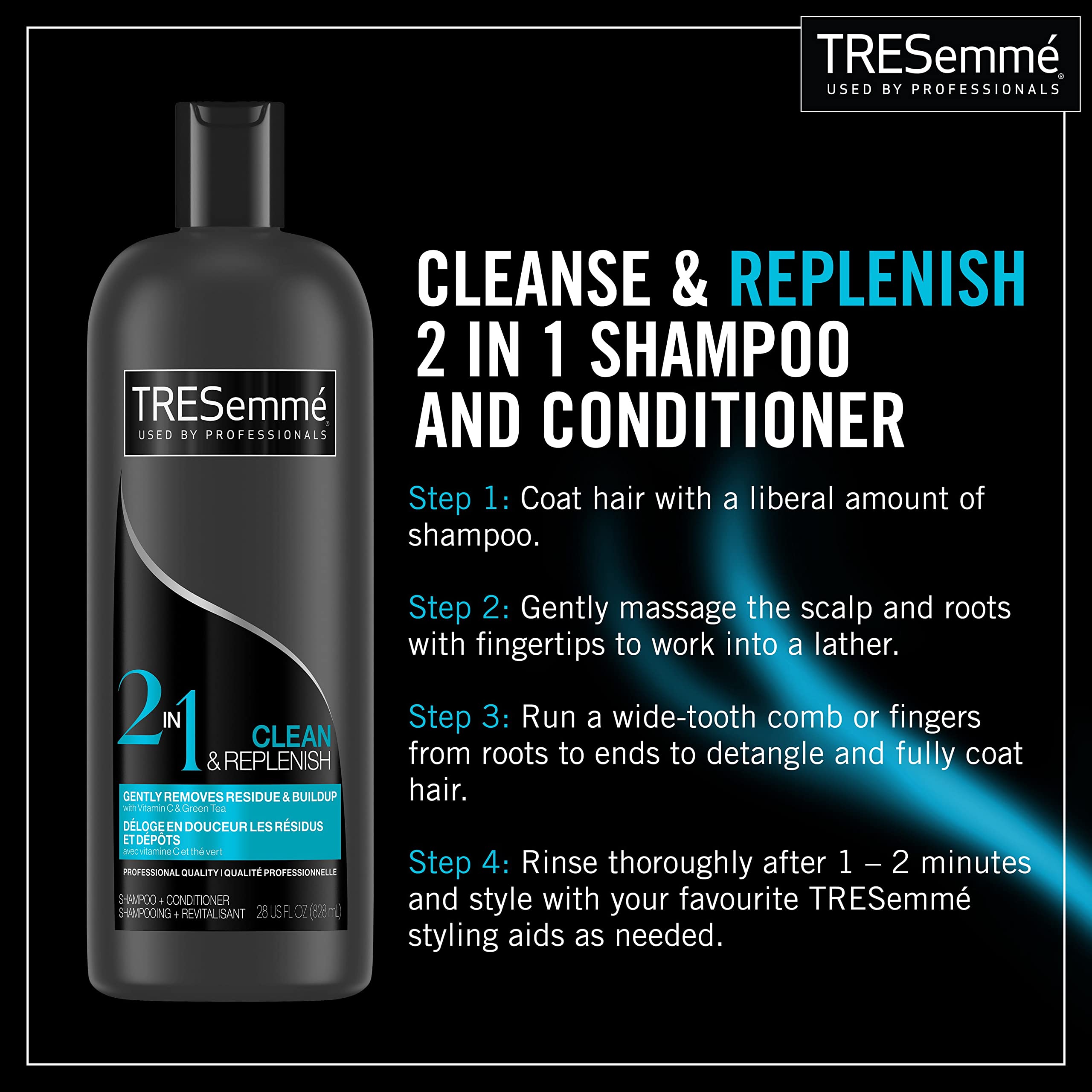 TRESemme Cleanse & Replenish 2-in-1 Shampoo Plus Conditioner - 28 oz