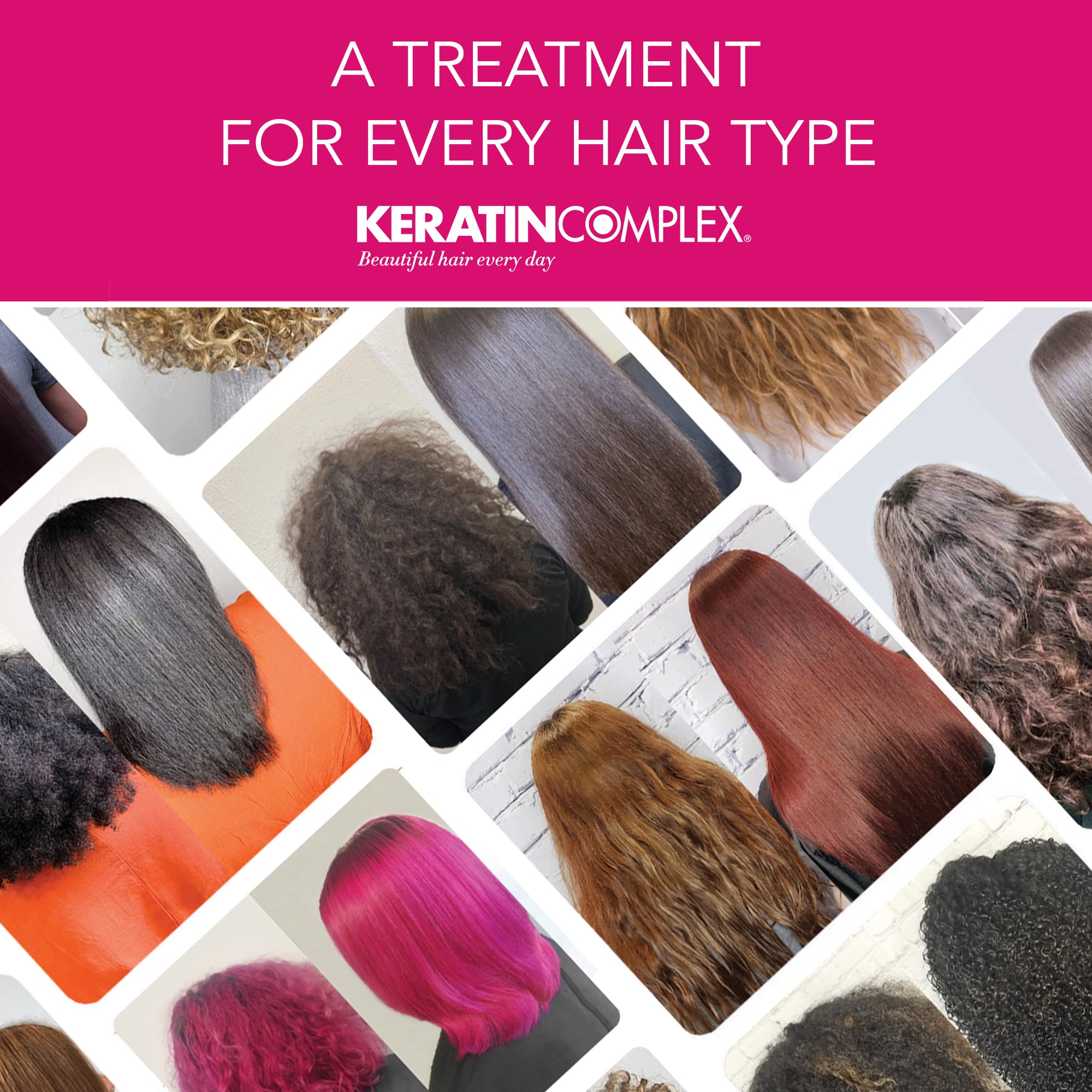 Keratin Complex - NKST Natural Keratin Smoothing Treatment System - 16 fl oz