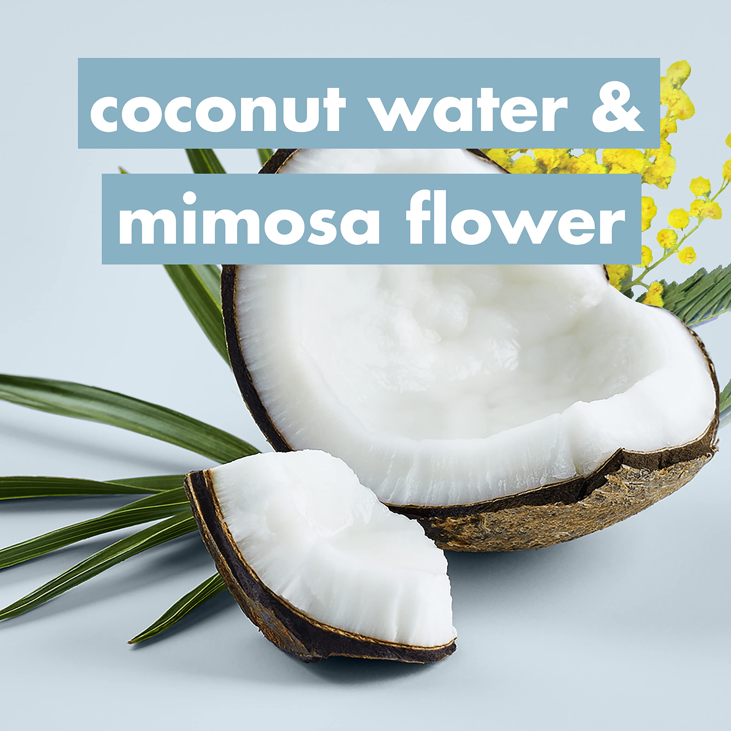 Love Beauty and Planet Silicone-Free Conditioner Volumizing Conditioner for Fine Hair Coconut Water and Mimosa Flower Refill Bottle for use with Reusable Aluminum Bottle 32 oz