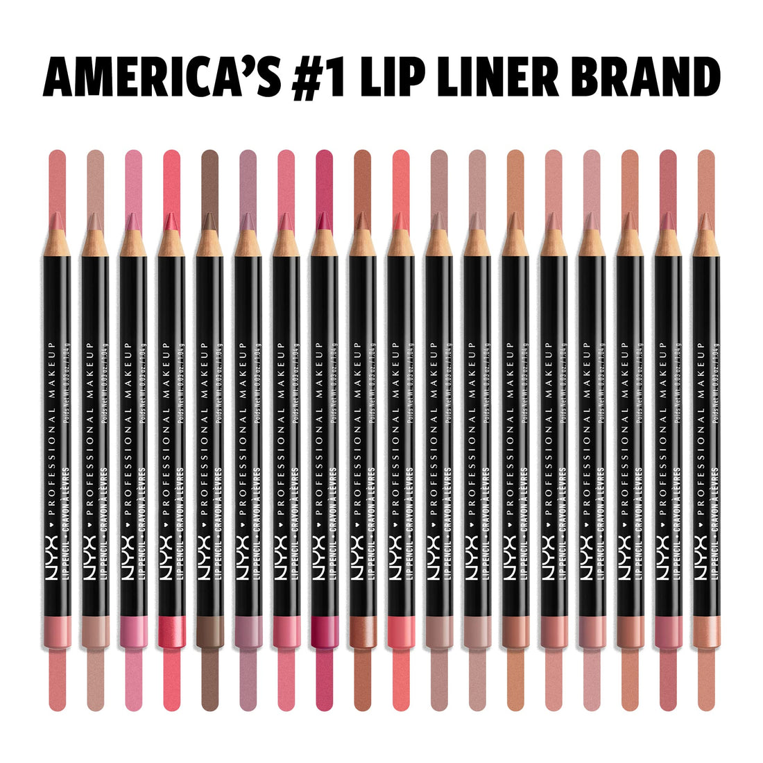 Nyx Professional Makeup Slim Lip Pencil, Plum, 1.1g
