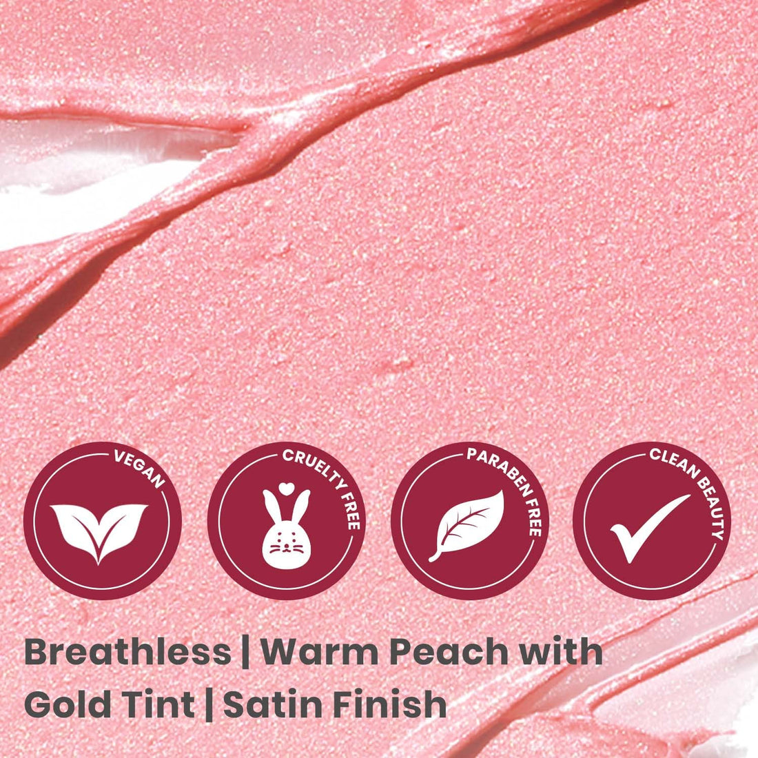 Breathless: Super Moisturizing Lipstick By Luscious Cosmetics. Vegan | Cruelty Free | Lead Free - Breathless - 0.12 Ounce