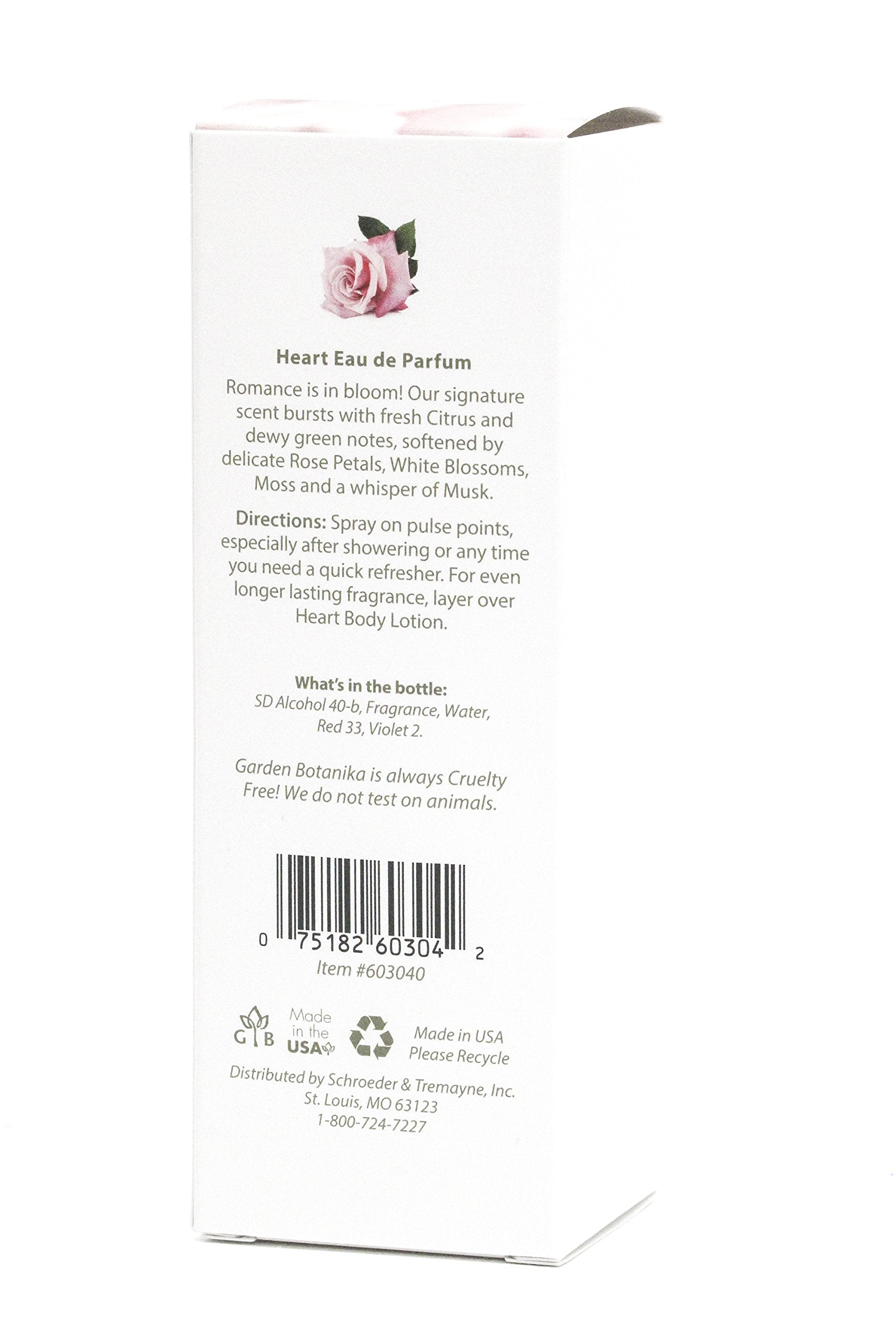 Garden Botanika Heart Eau De Parfum, 3.38 Fluid Ounce