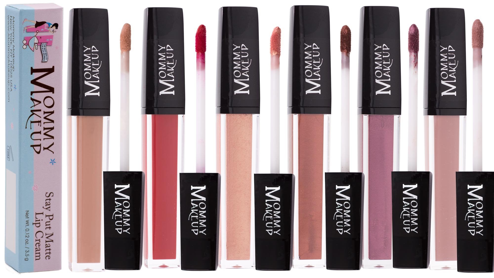 Stay Put Matte Lip Cream | Kiss-Proof Matte Lipstick - Paraben Free - Ginger, a rosy nude