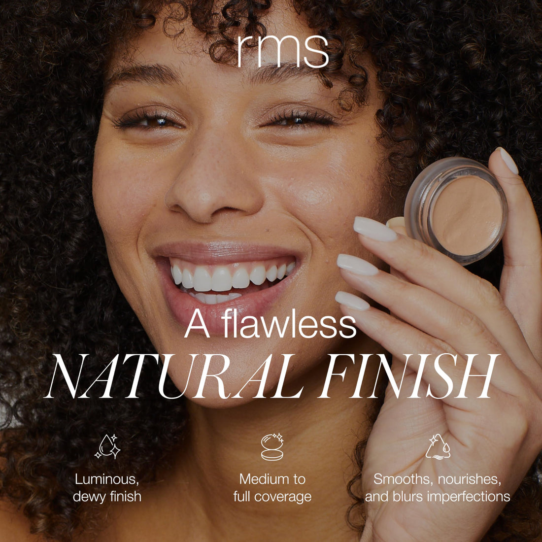 RMS Beauty ââ‚¬Å“Unââ‚¬Â Cover-Up Cream Foundation - Hydrating & Nourishing Organic Face Makeup Provides Lightweight & Even Coverage for Healthy, Luminous Skin - Shade 33 (1 oz / 30 ml)