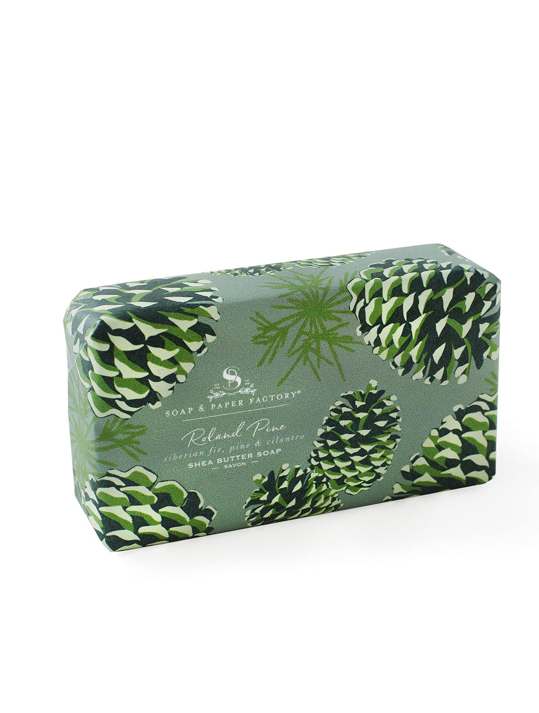 Soap & Paper Factory Roland Pine Shea Butter Soap, 5 oz.