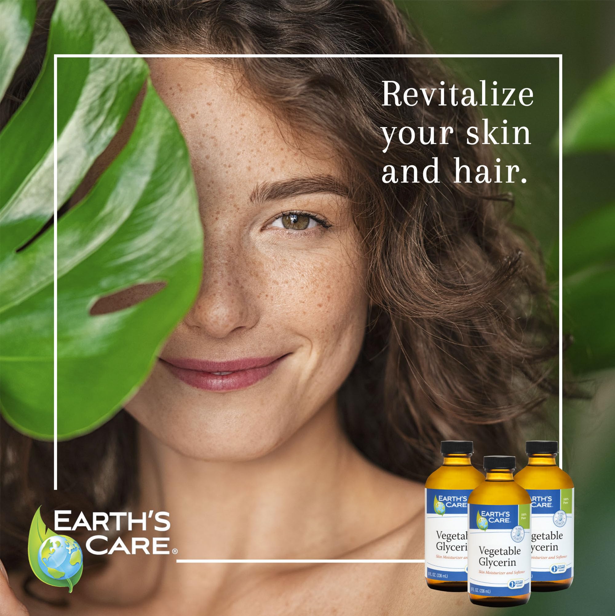 100% Natural Vegan Glycerin - 8 fl oz by Earth's Care