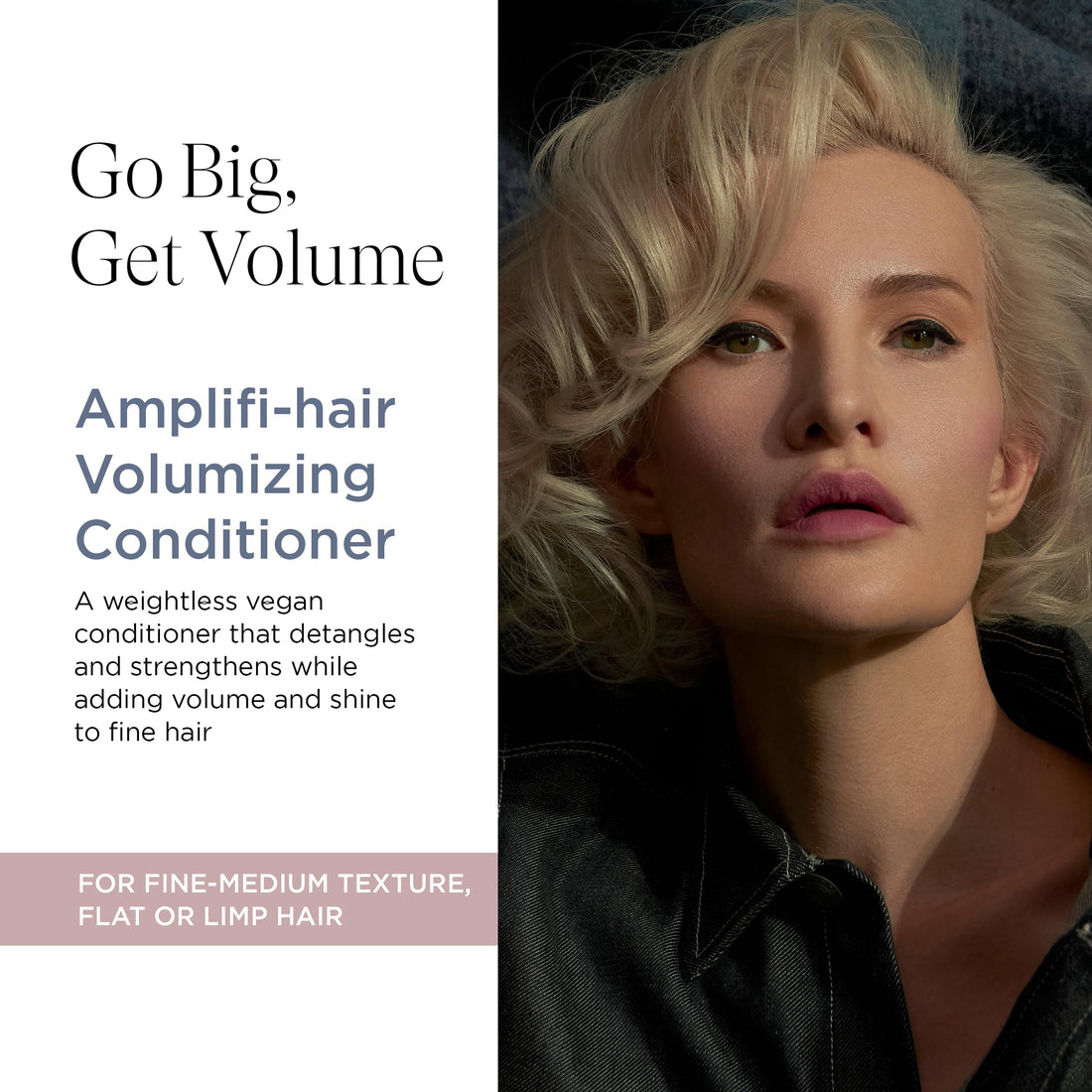 Intelligent Nutrients Amplifi-hair Volumizing Conditioner, Weightless Hydration and Detangling for Fine Hair, Vegan Conditioning Formula, 8 Oz