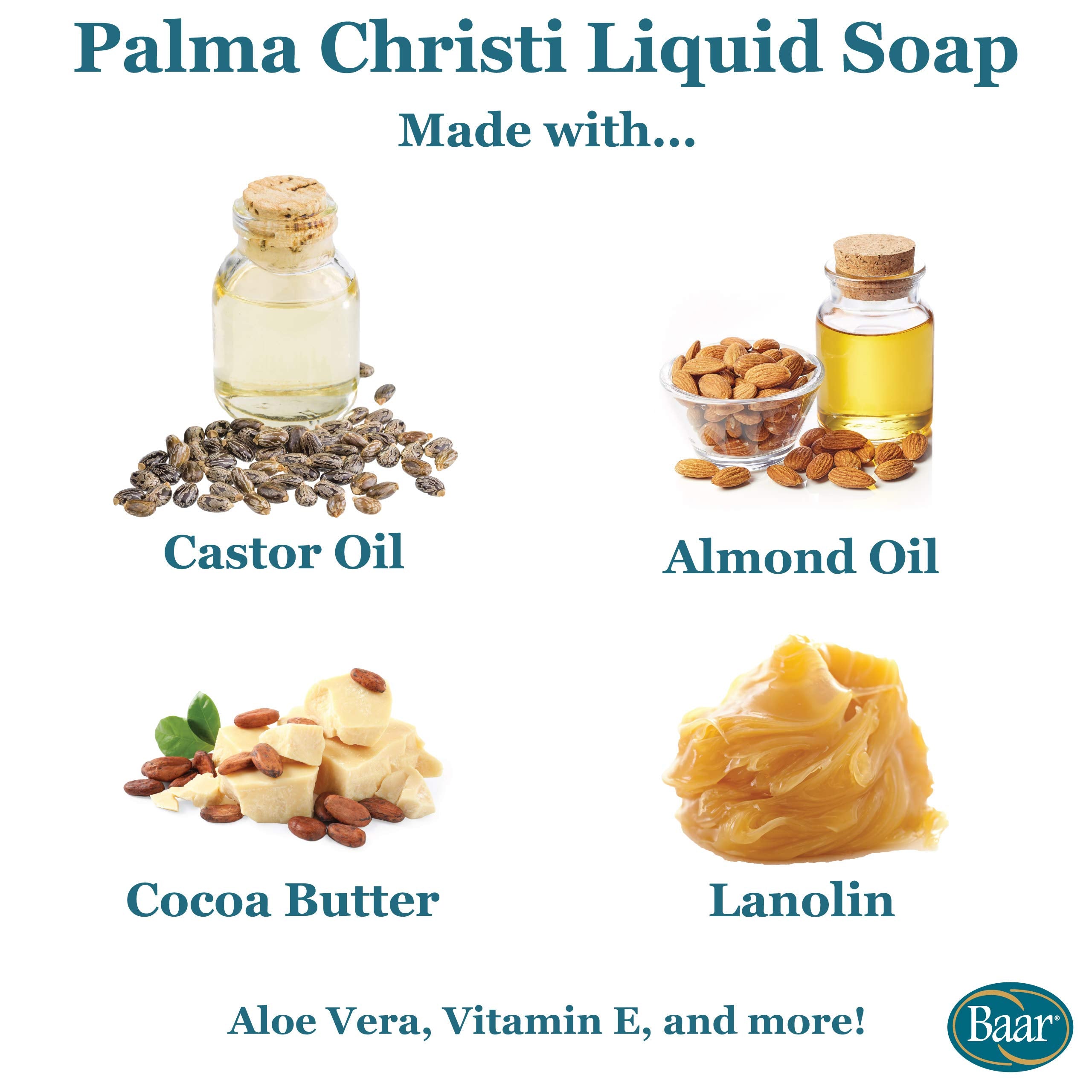 Palma Christi Liquid Soap, 18 oz.