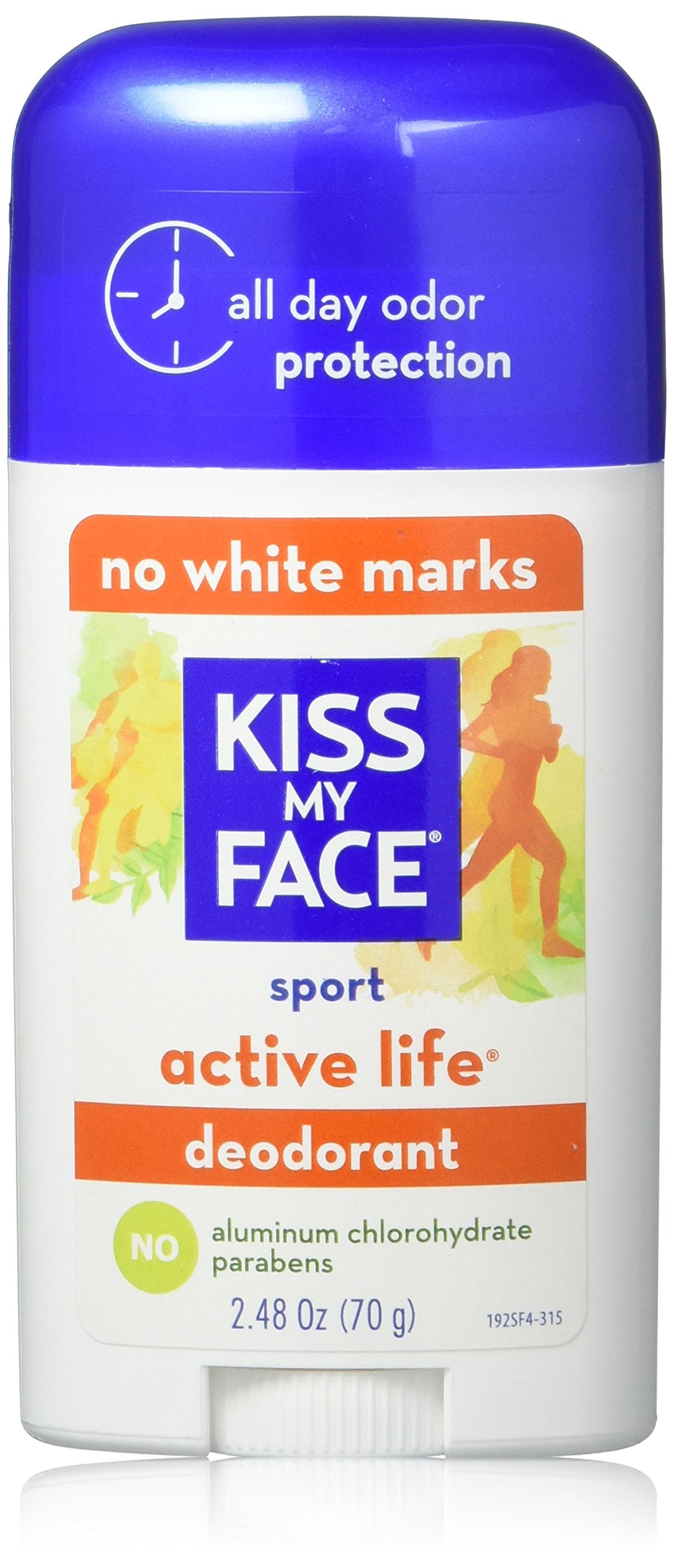 Kiss My Face Natural Active Life Stick Deodorant, 3 Count