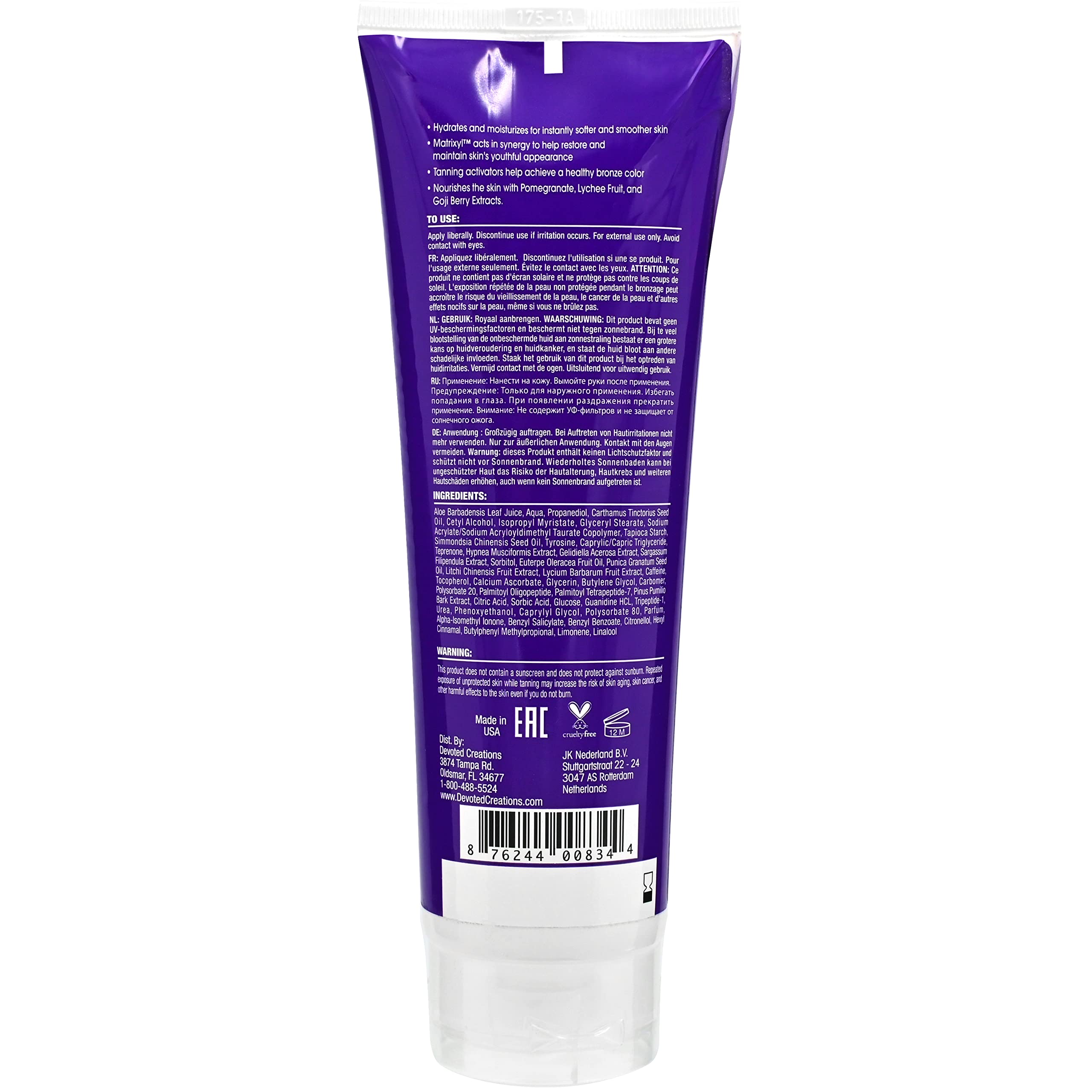 Collagenetics 2-in-1 Red Light Therapy Prep & Tanning Lotion - 9 oz. by Devoted Creations