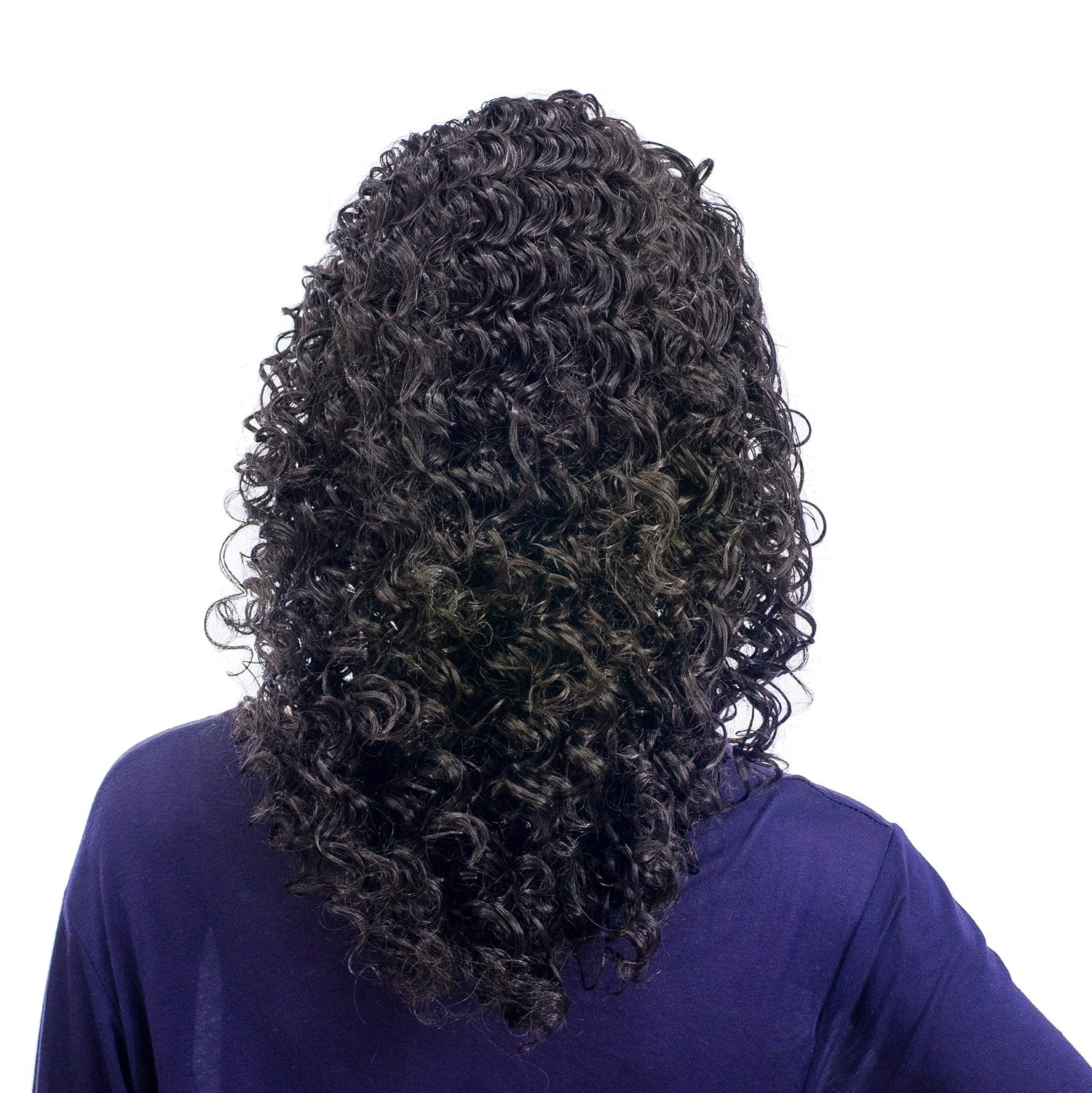 Black Color: Swacc 20-Inch Long Big Bouffant Curly Wigs For Women Synthetic Heat Resistant Fiber Hair Pieces With Wig Cap (Black)