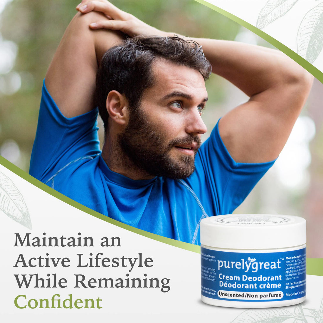 Natural Deodorant Aluminum Free Unscented