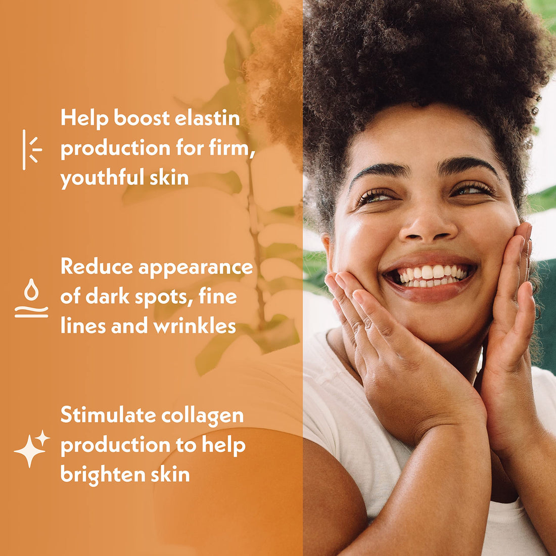 Eve Hansen Vitamin C Facial Serum - 76% Organic Antioxidant Serum for Face with Hyaluronic Acid, Vitamin E, and Aloe Vera - Hydrating and Rejuvenating Skin Care 2 Oz