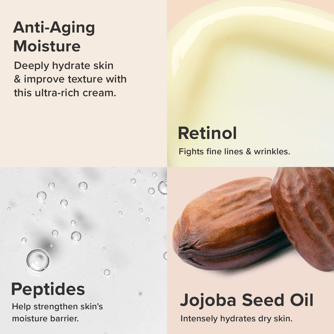 Paula's Choice RESIST Intensive Repair Face Moisturizer with Retinol, Hyaluronic Acid & Jojoba, Anti-Aging Face Cream for Dry, Chapped Skin, Fragrance-Free, 1.7oz