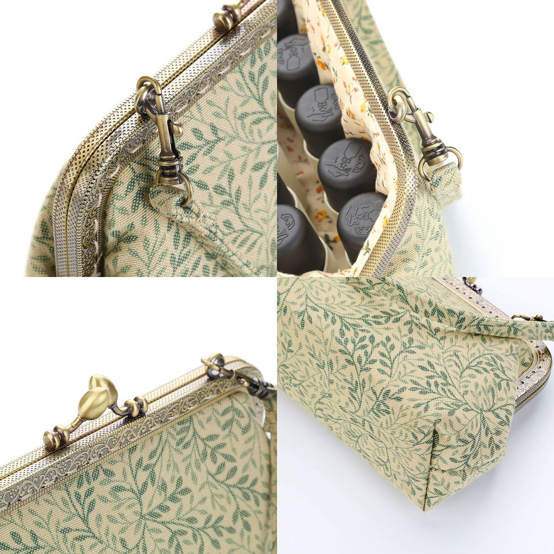 Essential Oil Carrying Cases Box,10 Bottle Essential Oils Travel Bag for doTERR Youg Living Oils 5ml, 10ml and 15ml Bottle