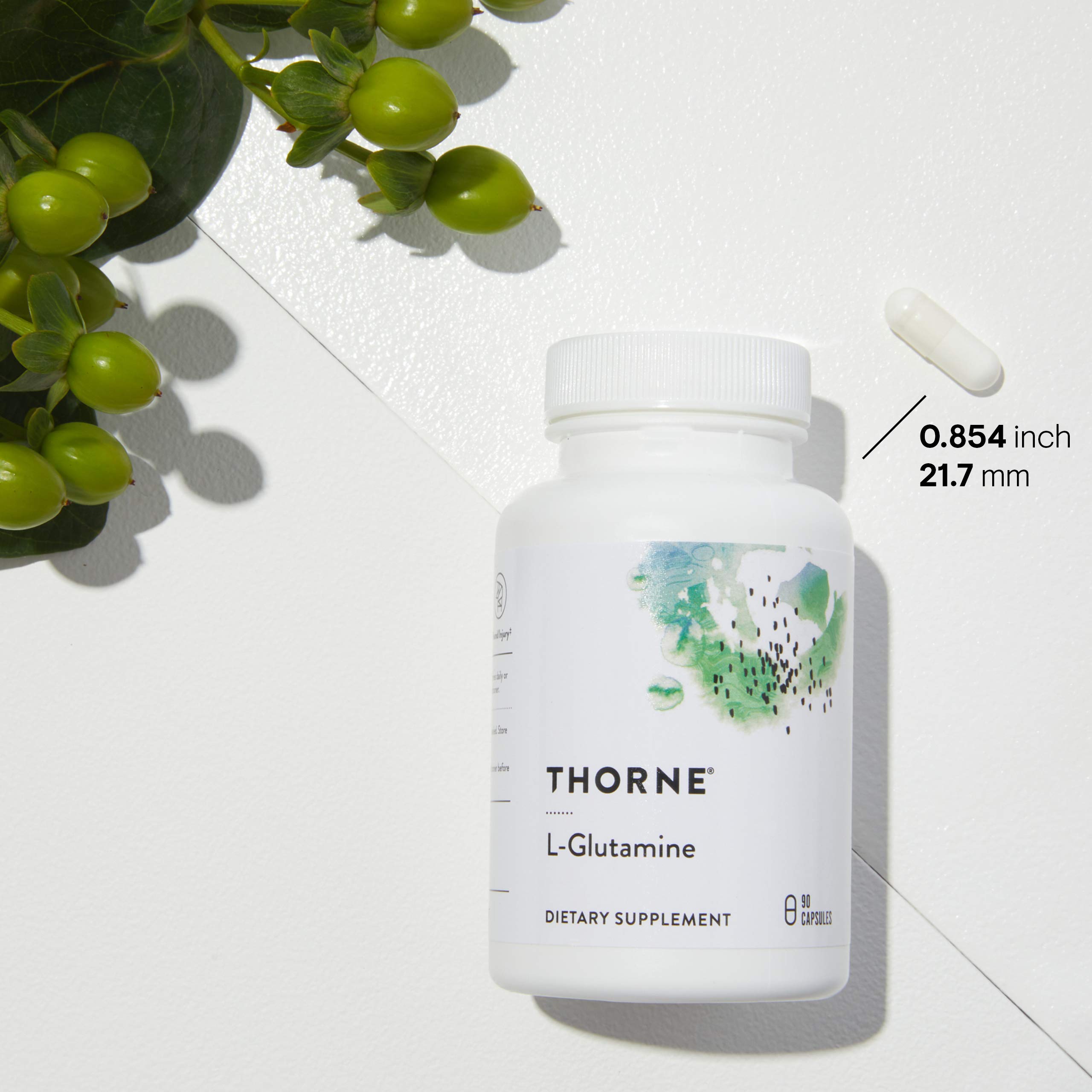 THORNE L-Glutamine - Amino Acid Supplement for GI Health and Immune Function - 90 Capsules