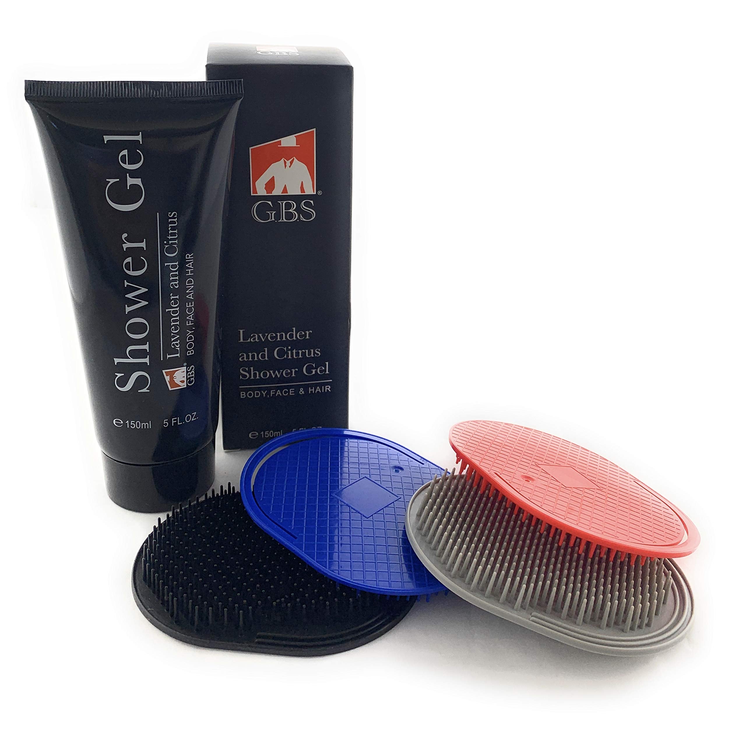 Genco Scalp Pocket Shampoo Brush - 4 Pack - Multi Color