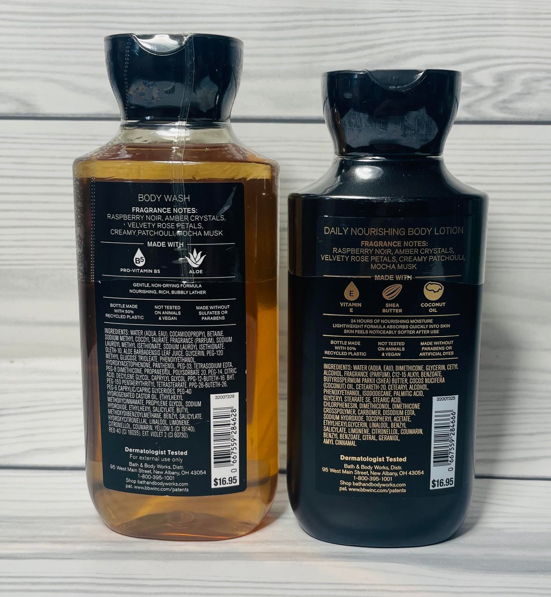 Bath & Body Works Into The Night Lotion and Body Gel Wash 2 Piece Set