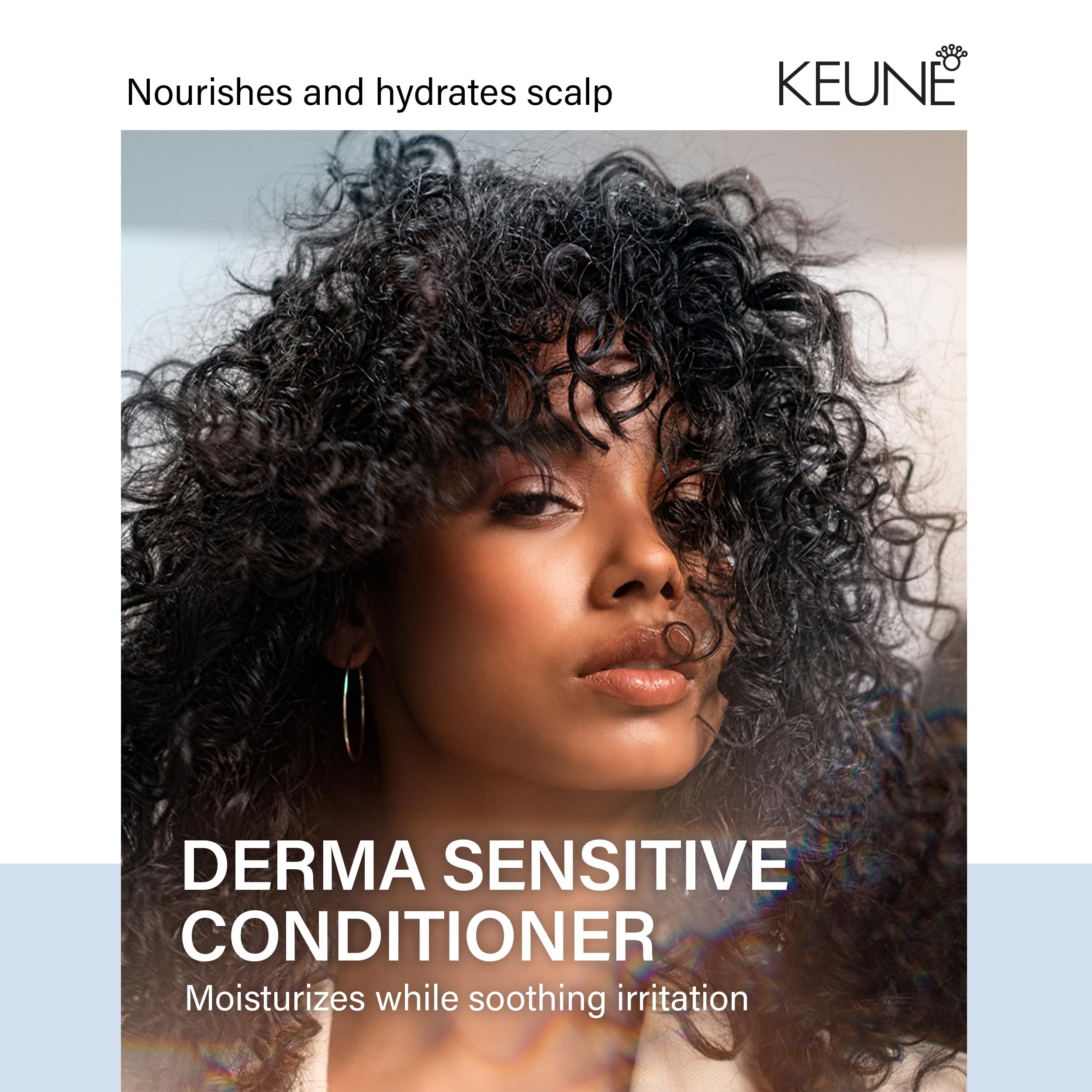 Keune Care Derma Sensitive Conditioner, Soothing & Hydrating Conditioner for Dry Scalp, 8.5 Fl Oz