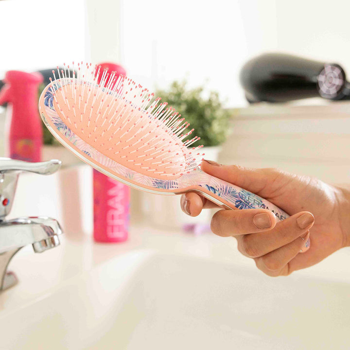 Framar Flowers Wet Detangler Brush – Brushes for Hair, Wet Dry Brush, Hair Detangler Brushes, Hairbrush for Women, Curly Hair Brush Detangler Tangle Brush, Kids Brushes for Hair Kids Hair Brush