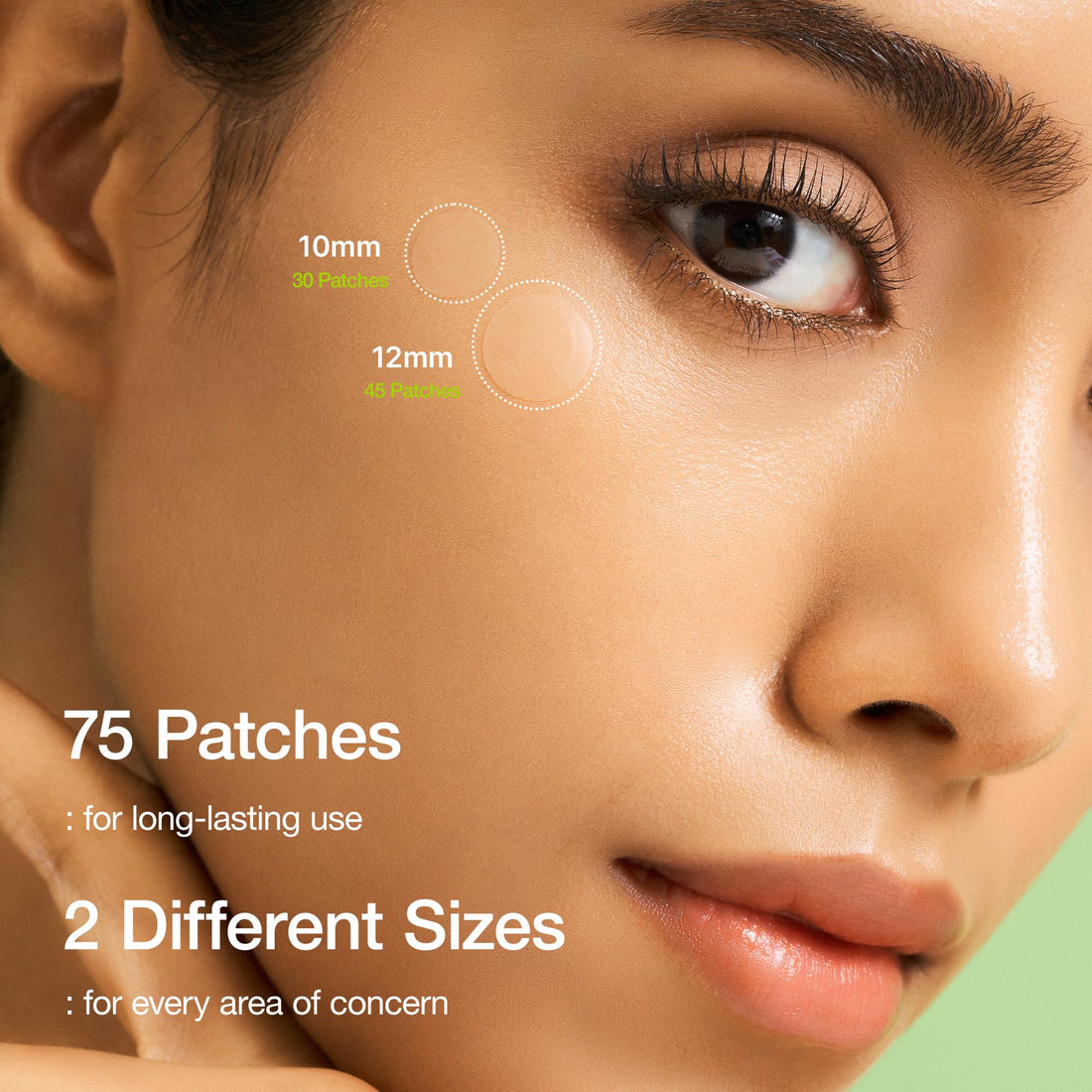 ANUA Ultra-Thin Spot Cover Patch, 2 Sizes invisible Hydrocolloid Patch for Face, Centella for area of concern, Slim Spot Stickers, Perfect coverage, Beauty & Facial Skincare Products (75 Counts)