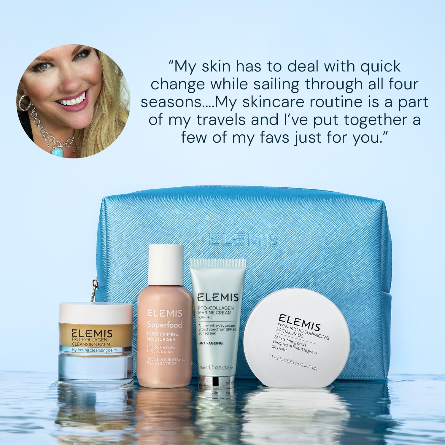 Christine’s Elemis Favorites, Amazon Exclusive Gift Set, Travel Size Favorites