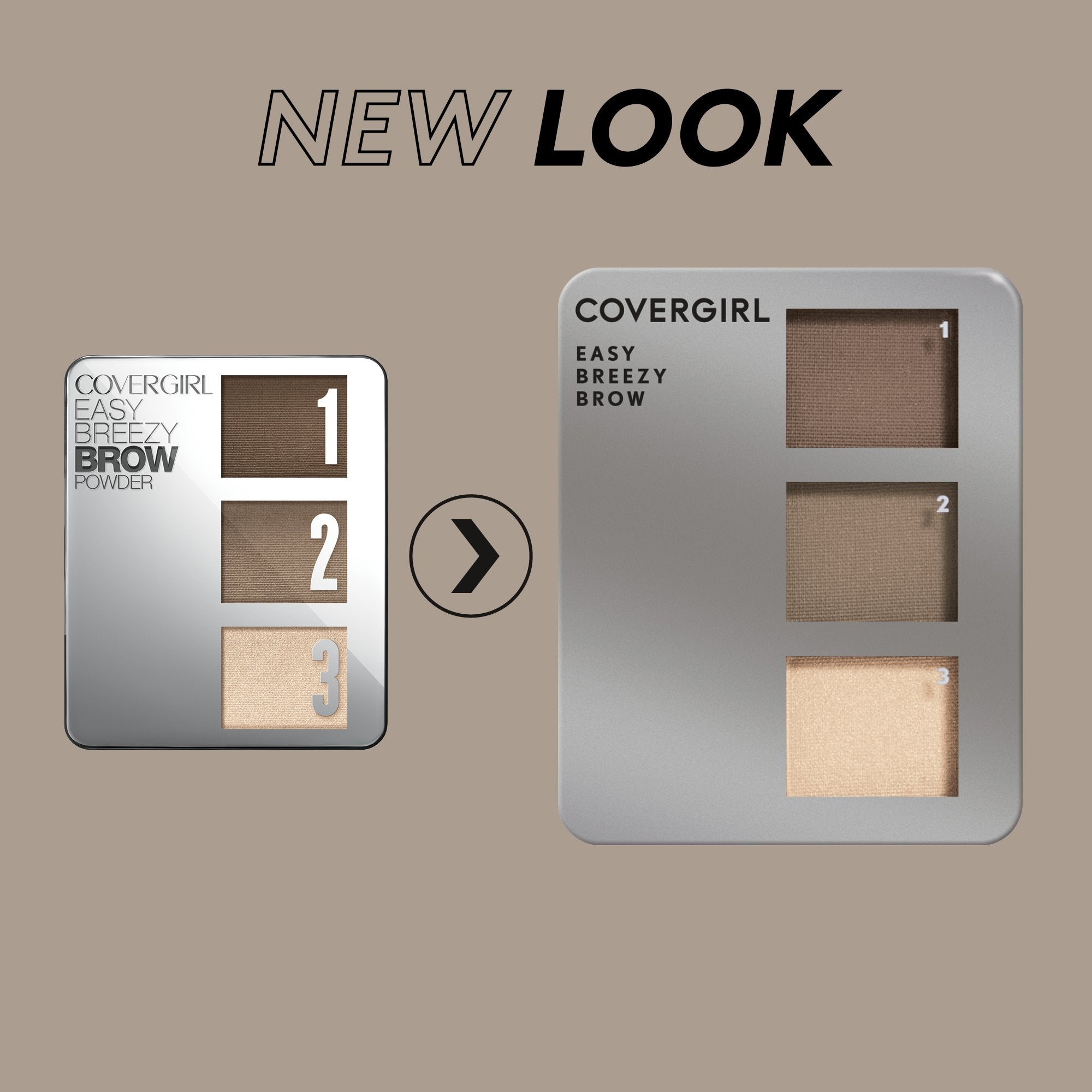 Covergirl Easy Breezy Brow Powder Kit, Honey Brown