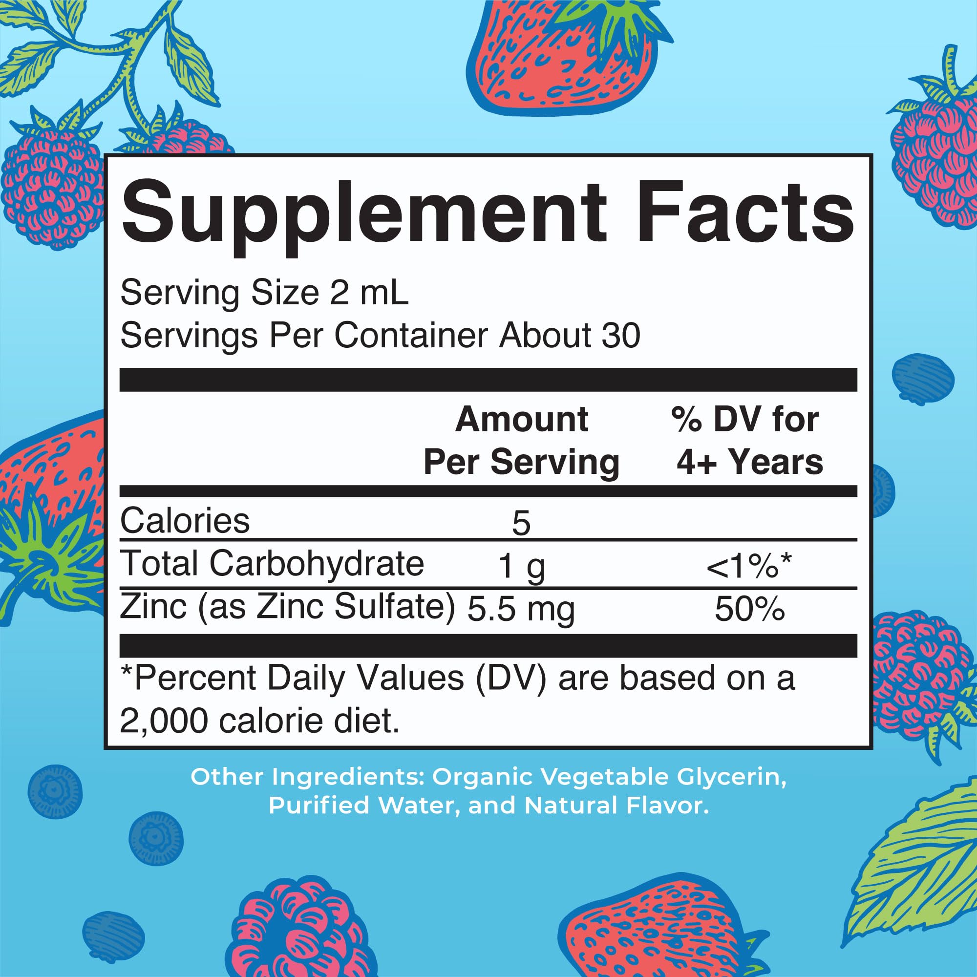 MaryRuth Organics Zinc Supplement for Immune Support, Immune Support Supplement for Kids, Ages 4-13, Zinc Sulfate, Vegan, USDA Organic, Glycerin Based, 2 Fl Oz