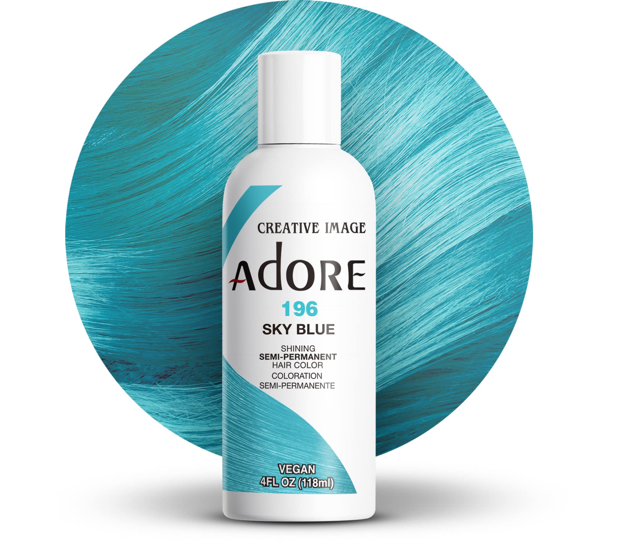 Adore Semi-Permanent Hair Color (#196 Sky Blue) by Adore