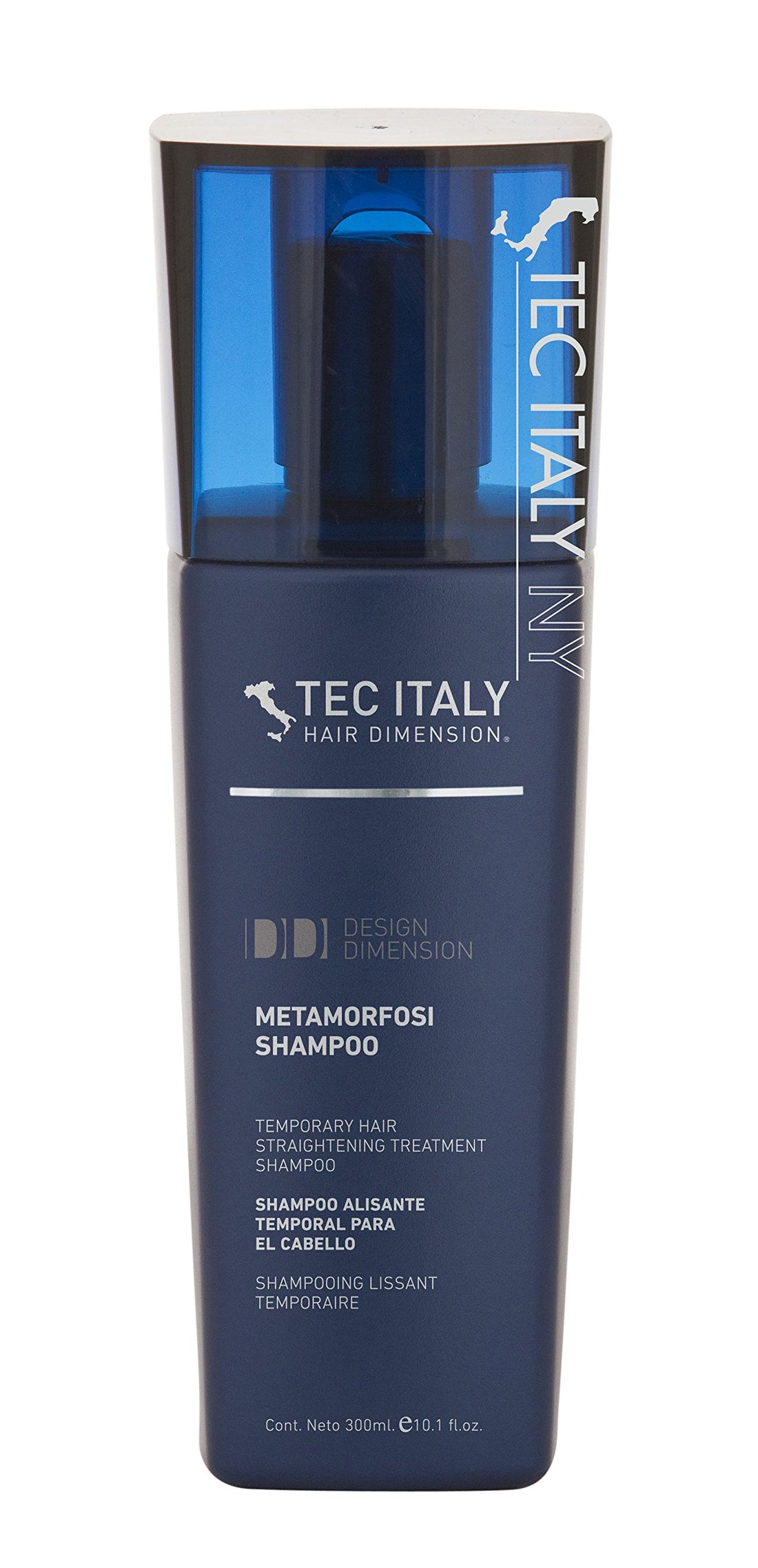 Tec Italy Straightening Pack: Metamorfosi Shampoo, Conditioner, Leave in Treatment - 30.3 Fl Oz, Paraben Free, For Curly Hair, Citrus Scent - Set of 4 by Tec Italy