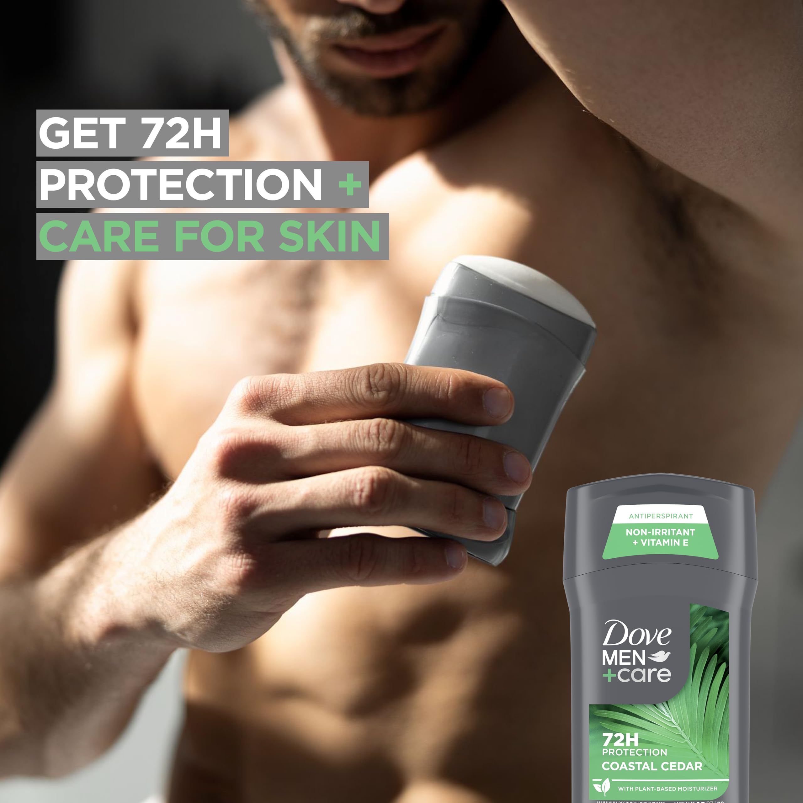 DOVE MEN + CARE Antiperpirant 3 Pack Coastal Cedar Deodorant for Men 2.7oz