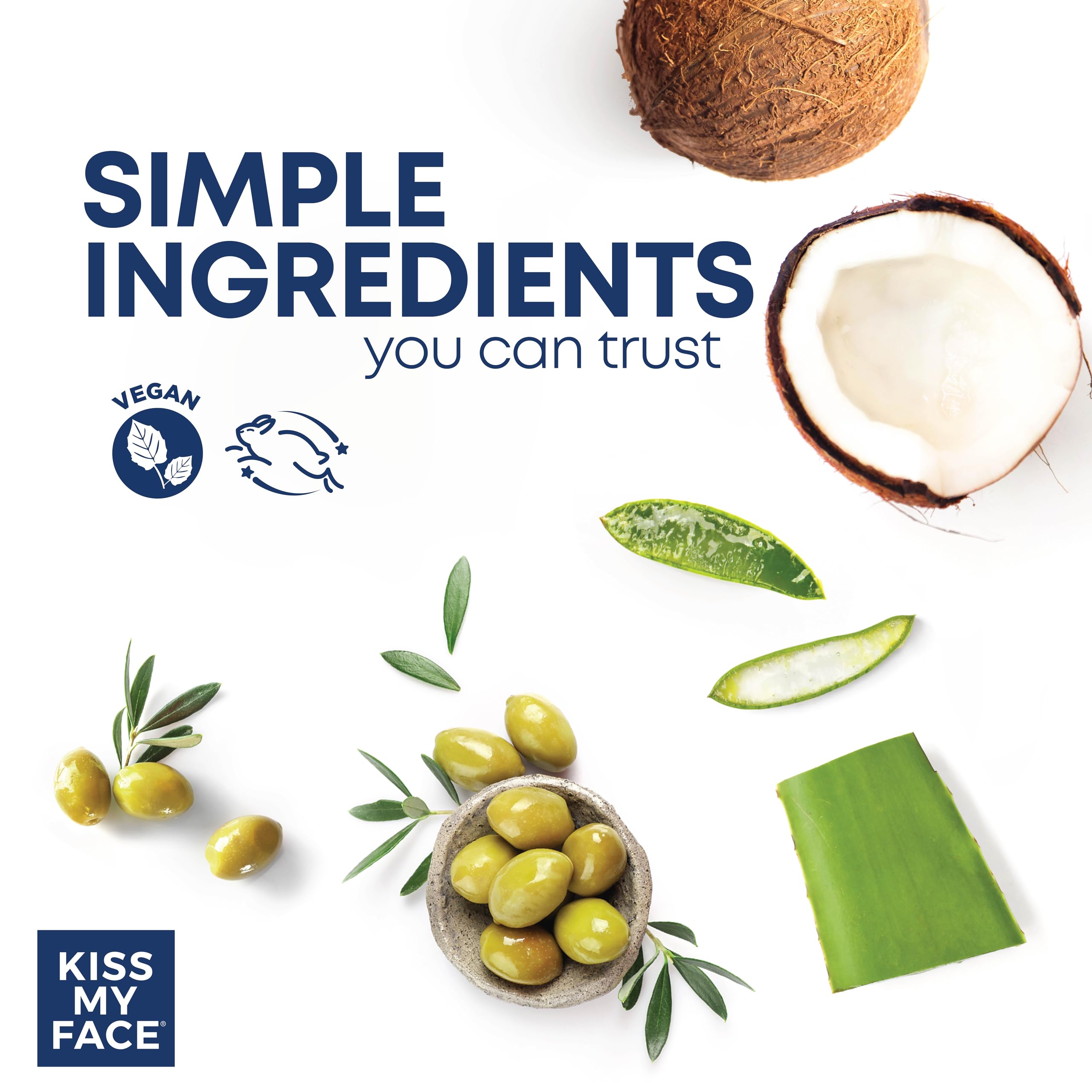 Kiss My Face Coconut Hand Soap, 9 Ounce