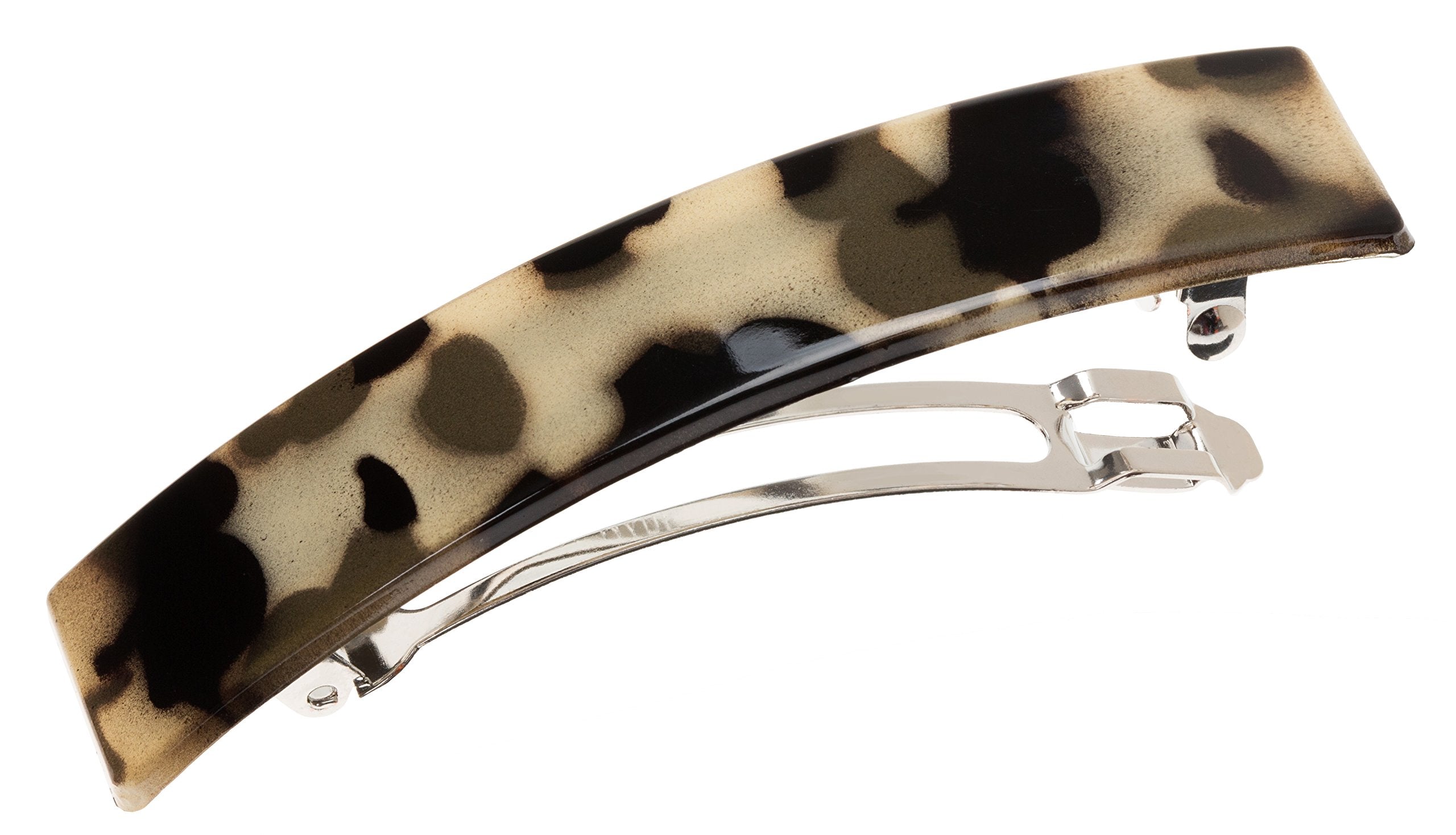 France Luxe Belle Casual Rectangle Barrette Ivory Tokyo Stone