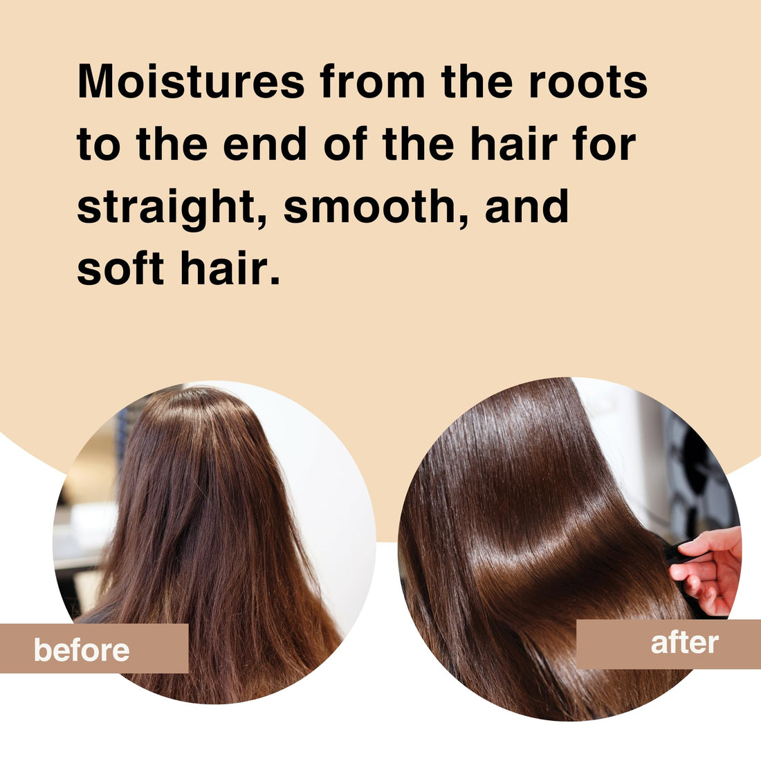 Moist Diane Keratin Hair Treatment for Frizzy Hair & Coarse Hair Women and Men, Organic Hair Care with Argan Oil & Plum Oil from Japan, Sulfate & Silicon Free, EXTRA SMOOTH & STRAIGHT, 15.2 Fl Oz
