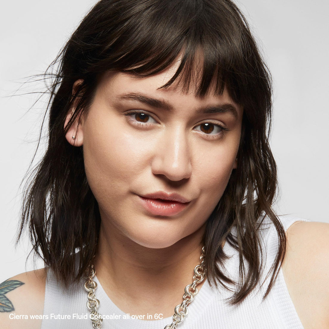 Milk Makeup Future Fluid All Over Cream Concealer, 6C (Fair with Cool Undertones) - 0.28 fl oz - Medium-to-Full Coverage - Up to 12-Hour Wear - Crease-Proof Finish - Vegan, Cruelty Free