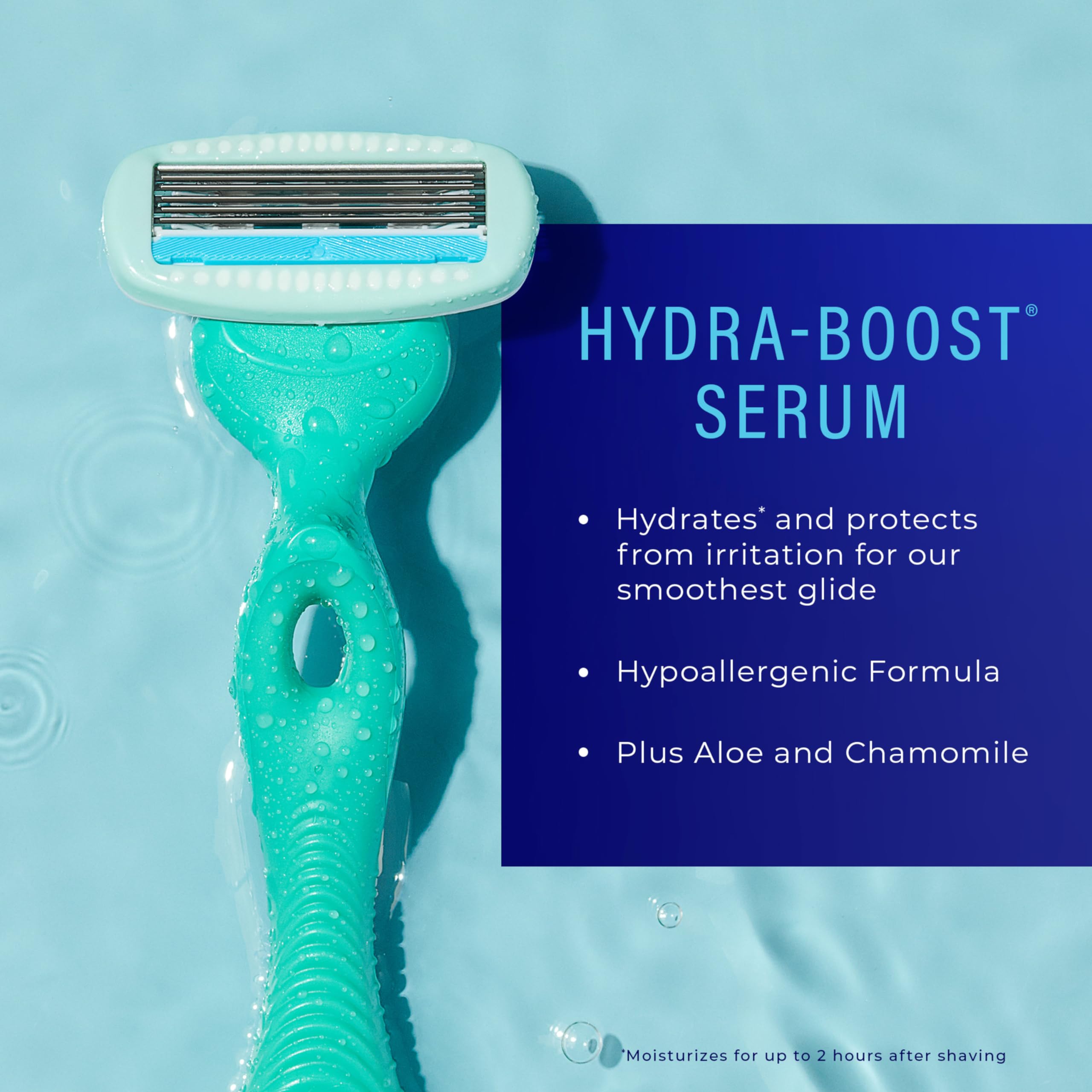 Schick Hydro Silk Sensitive Skin Razor for Women With 5 Moisturizing Razor Blade Refills