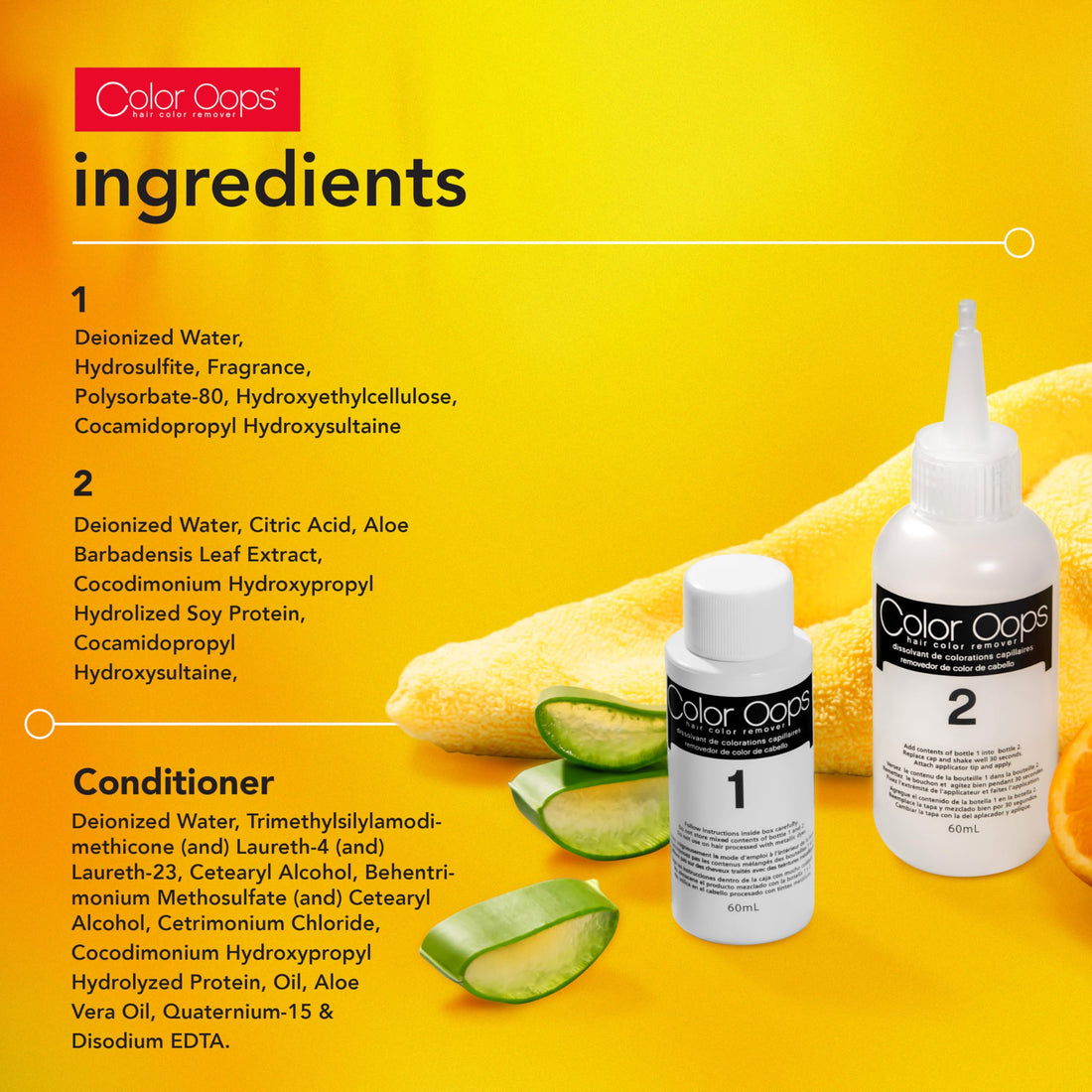 Color Oops Extra Conditioning Hair Color Remover and Reconstructor Conditioner Bundle, Hair Dye Remover Processes in 20 Minutes, Safely Removes Permanent & Semi-Permanent Dye