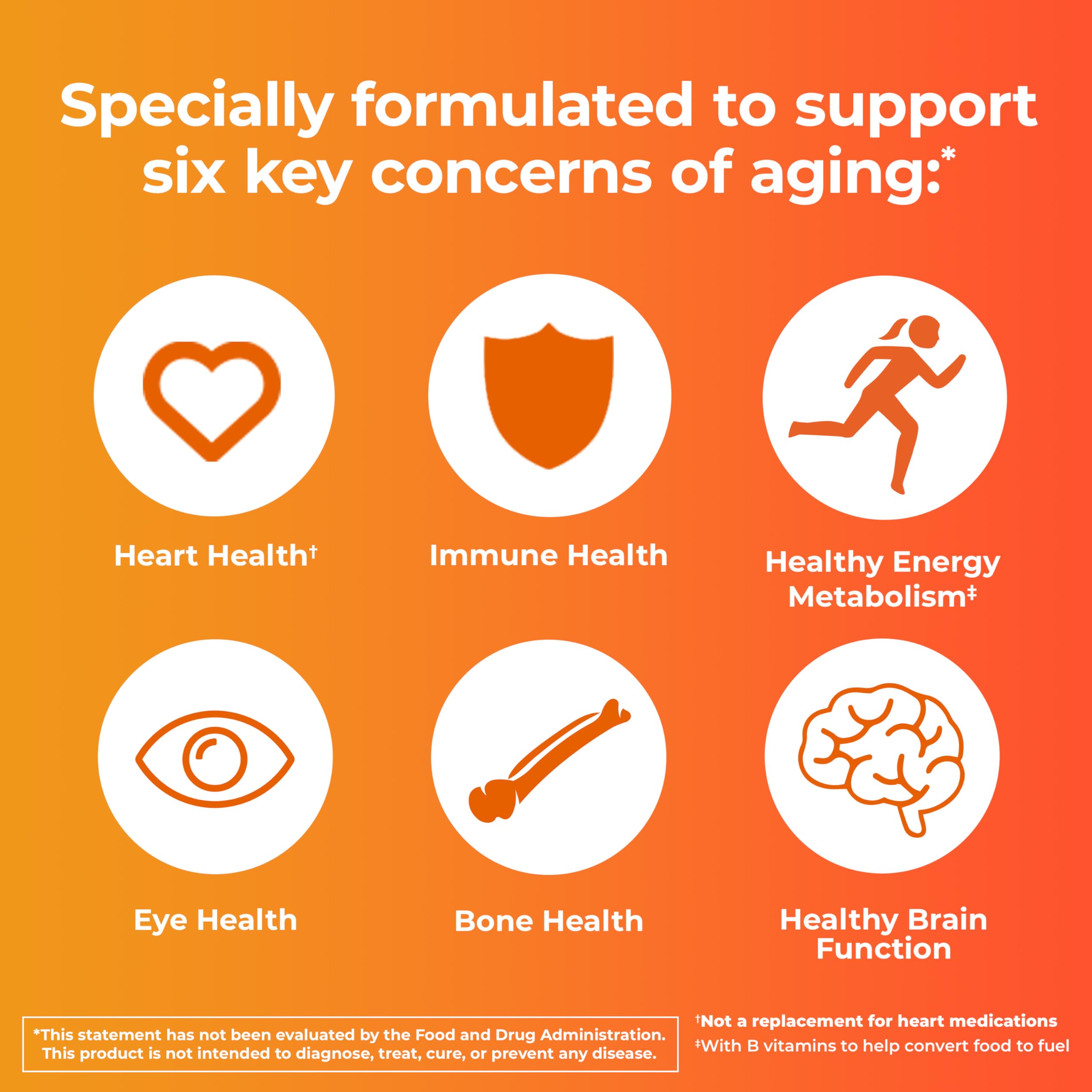 One A Day Women’s 50+ Multivitamins Tablet, Multivitamin for Women with Vitamin A, C, D, E and Zinc for Immune Health Support*, Calcium & more, 200 Count