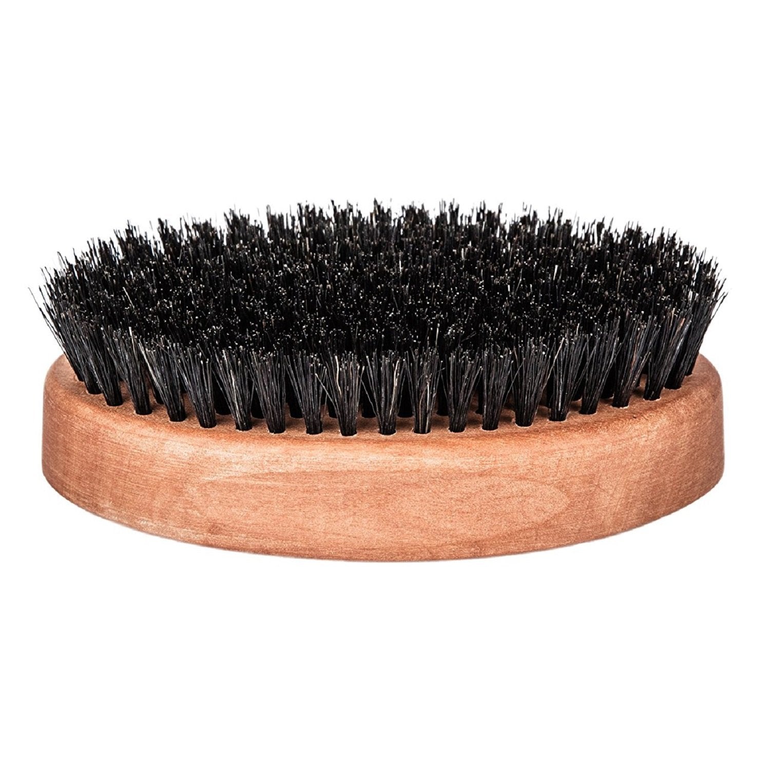 Fendrihan Genuine Boar Bristle and Pear Wood Military Hair Brush, Made in Germany MEDIUM-STIFF BRISTLE