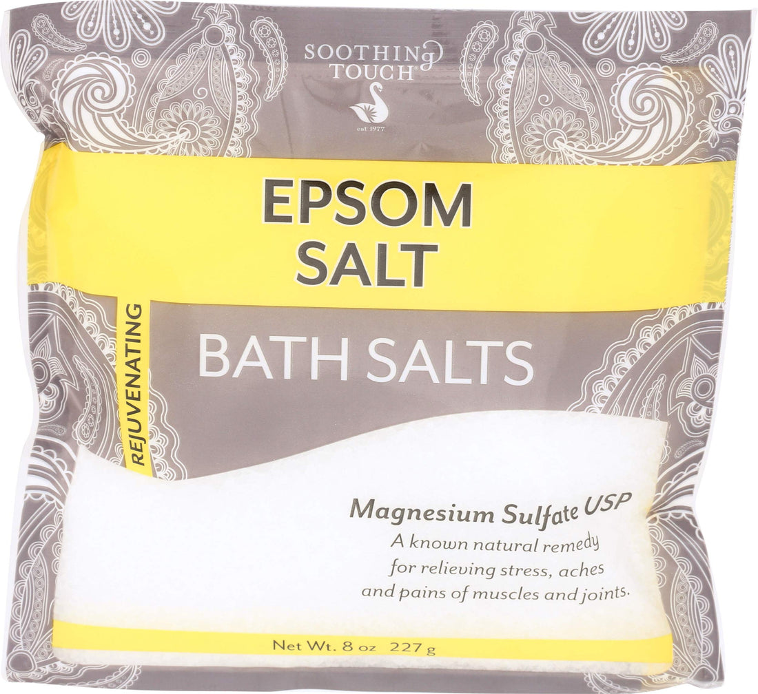 Unscented, 8 Ounce: Soothing Touch Epsom Salts Pouch, Unscented, 8 Ounce