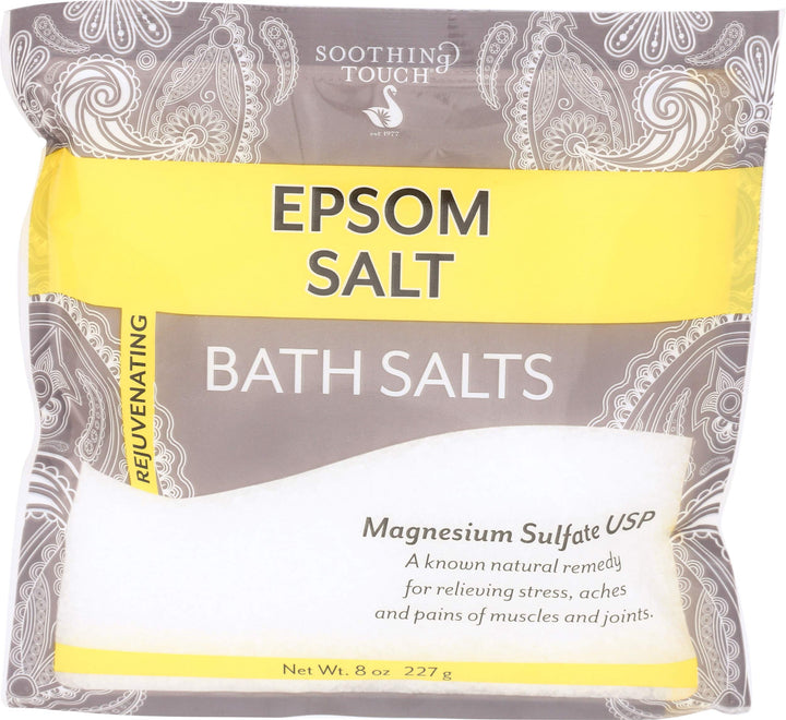 Unscented, 8 Ounce: Soothing Touch Epsom Salts Pouch, Unscented, 8 Ounce