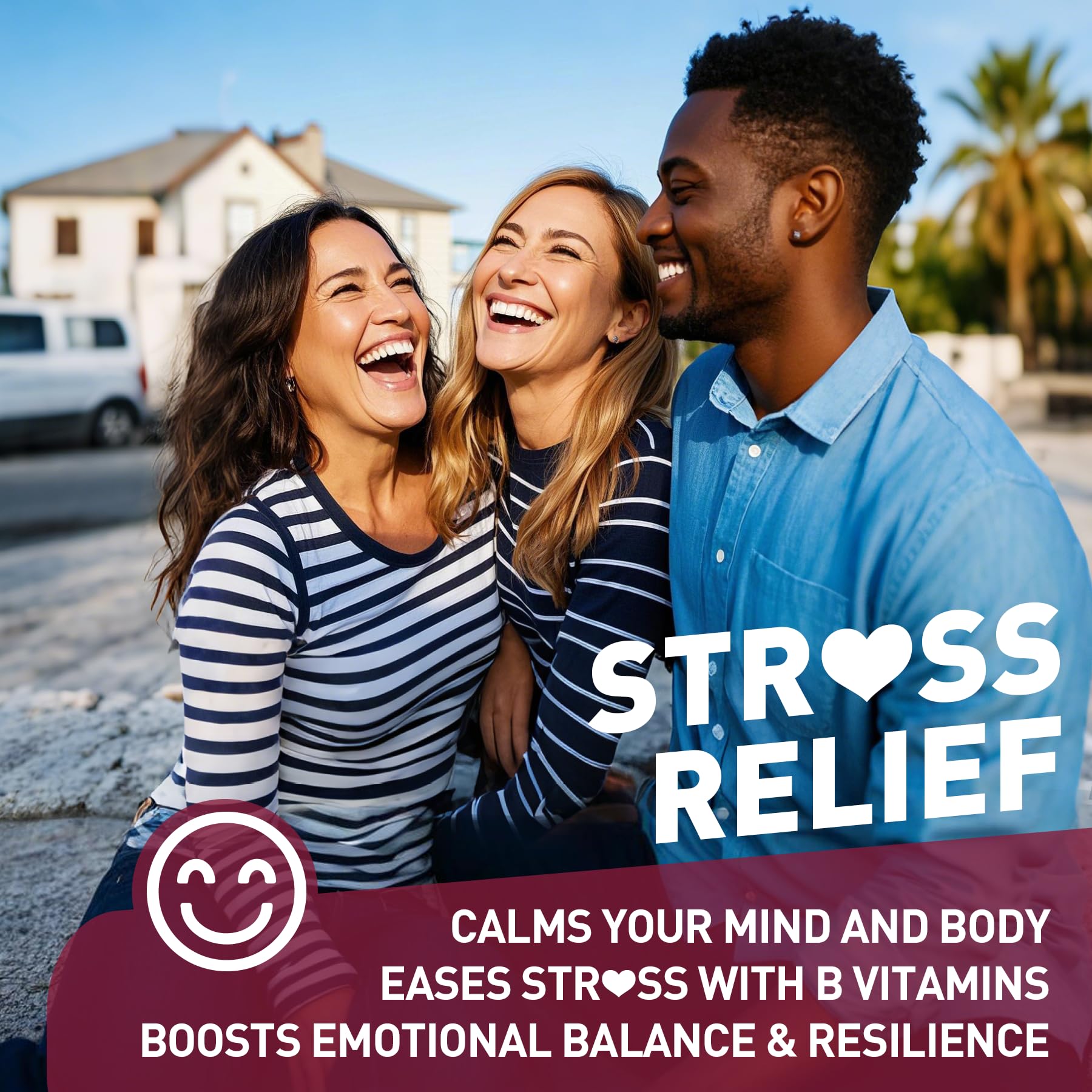 Super B Complex Vitamin Gummies for Women & Men – Methylated B12, Folate for Brain and Mood, B6 & Biotin for Energy, CoQ10, Zinc & Organic Fruit Blend for Cellular Antioxidants, Sugar-Free, 120Ct