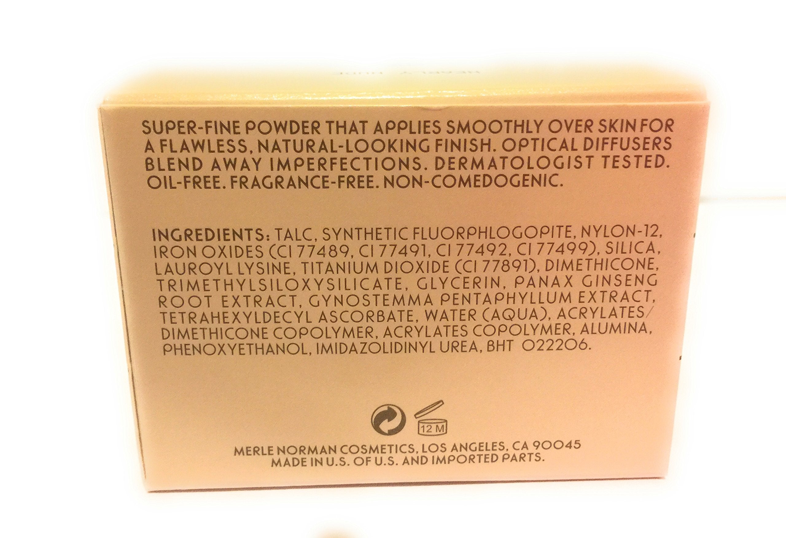 Merle Norman Flawless effect loose powder - Nearly nude