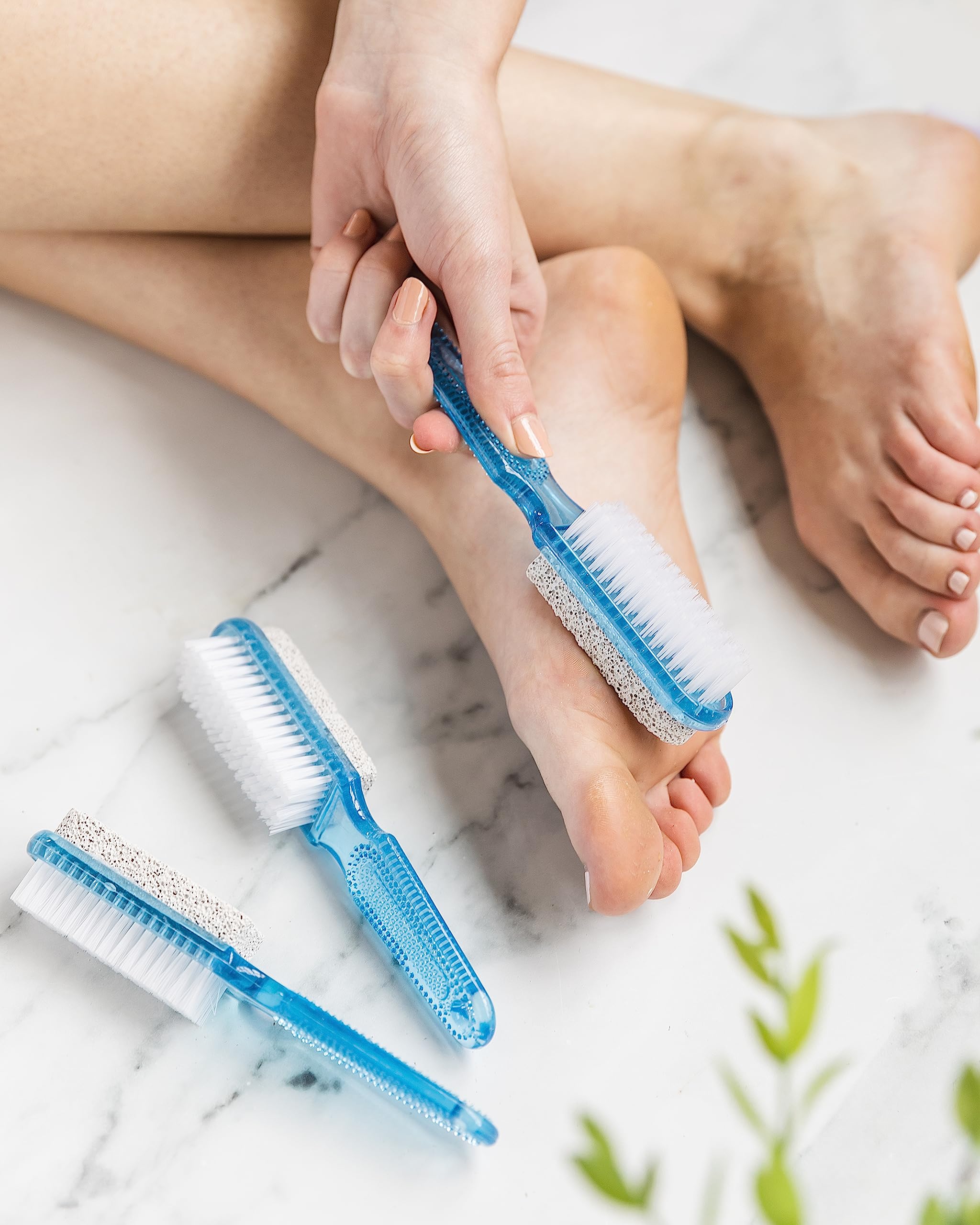 Amazon Basics Smoothing Stone with Handle, 10 Count, blue/white