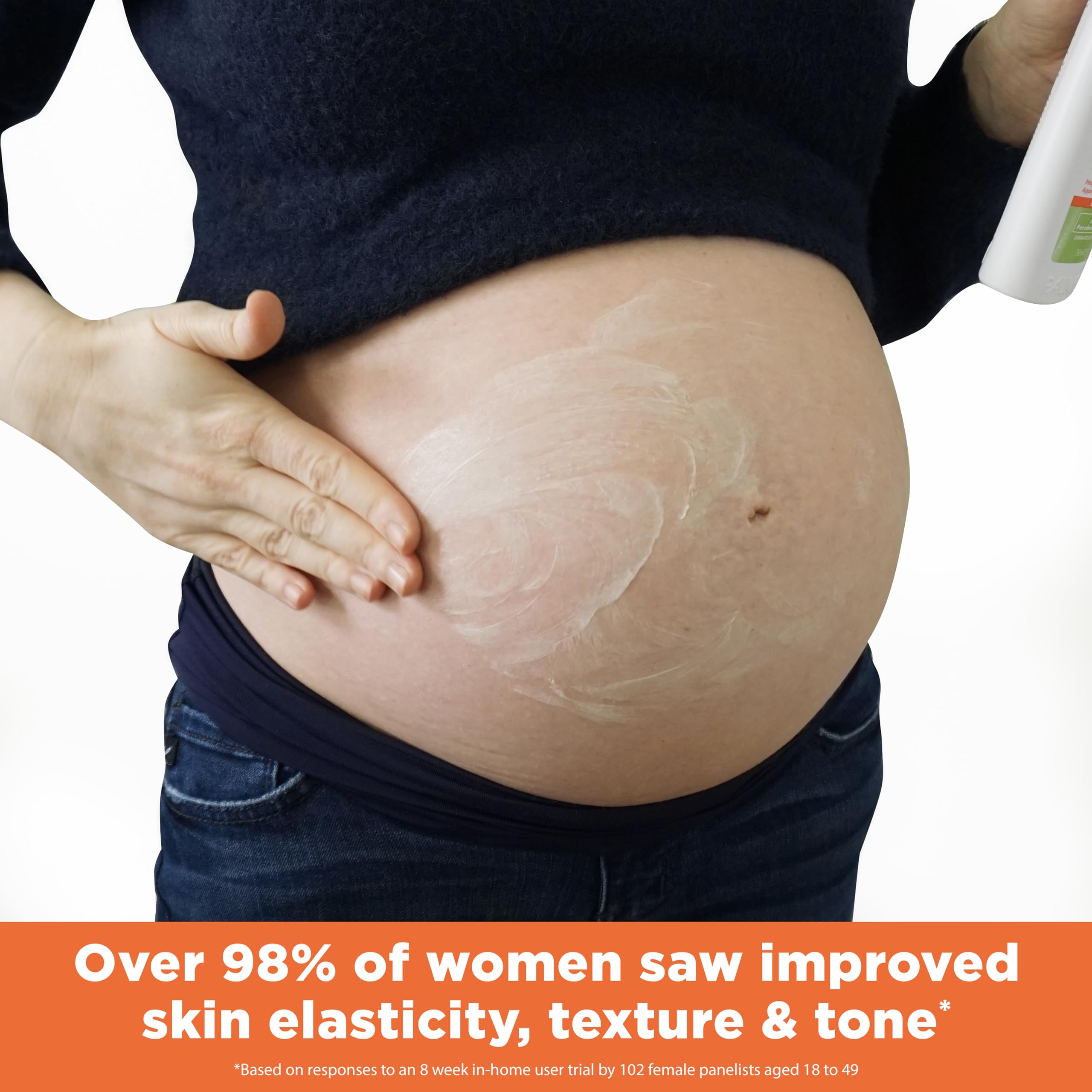 Palmer's Cocoa Butter Formula Massage Lotion For Stretch Marks, Pregnancy Skin Care, Belly Cream with Collagen, Elastin, Argan OIl and Shea Butter, 8.5 Ounces