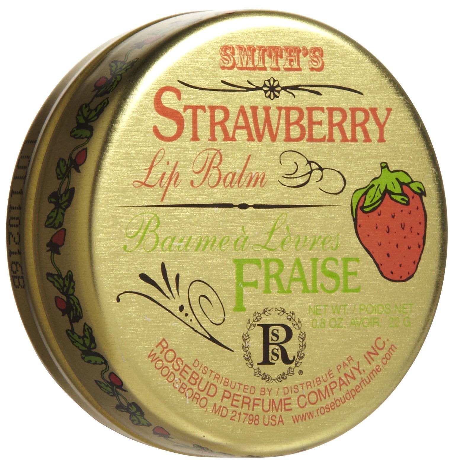 Rosebud Perfume Co. Strawberry Lip Balm Strawberry Lip Balm 0.8 oz