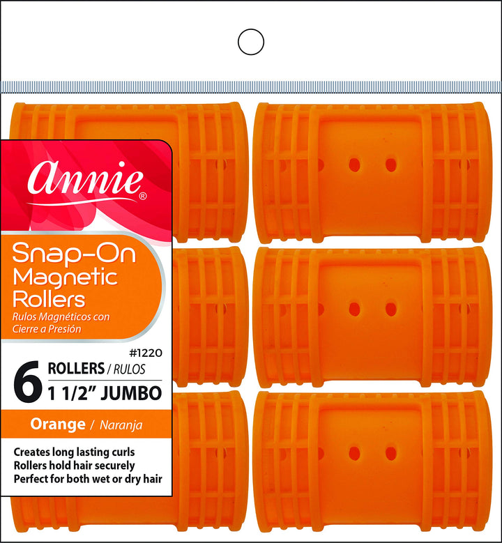 NEW Hair Rollers PROFESSIONAL SNAP ON MAGNETIC (JUMBO) All Sizes - Set Hair Dry or damp